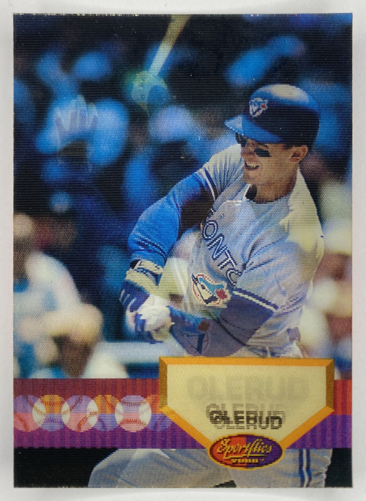 1994 Sportflics 2000 John Olerud #75 Toronto Blue Jays front