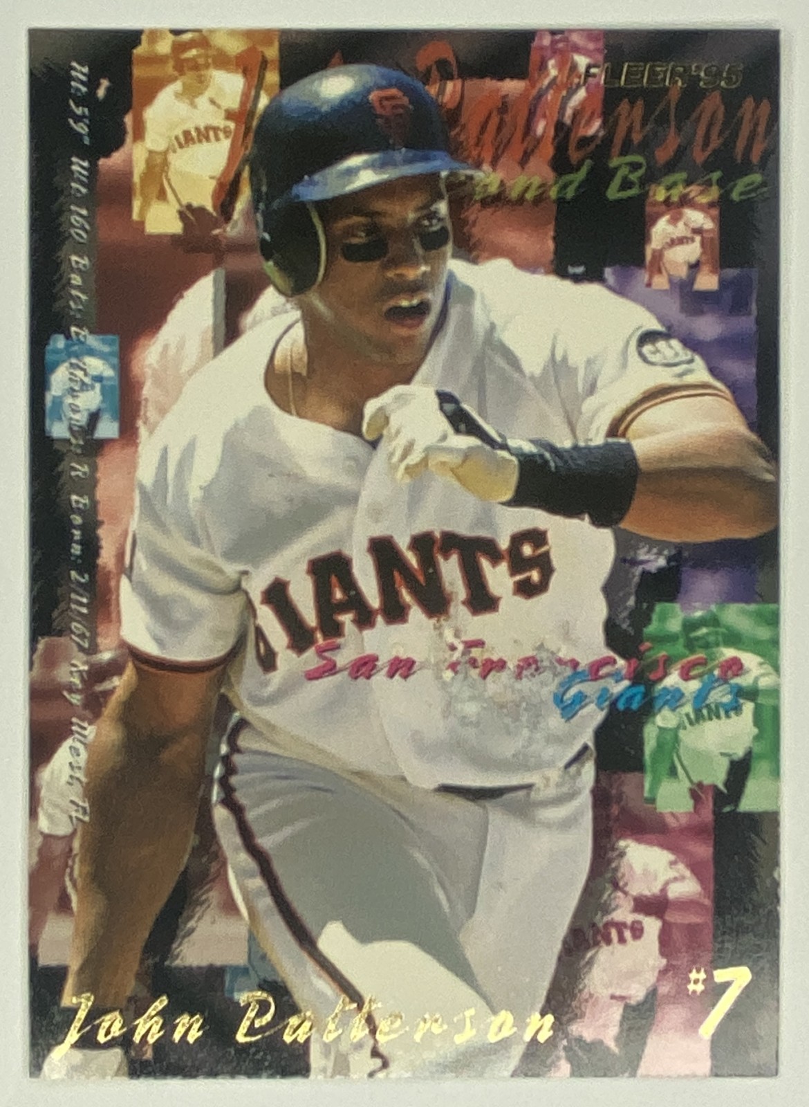 1995 Fleer John Patterson #585 San Francisco Giants front