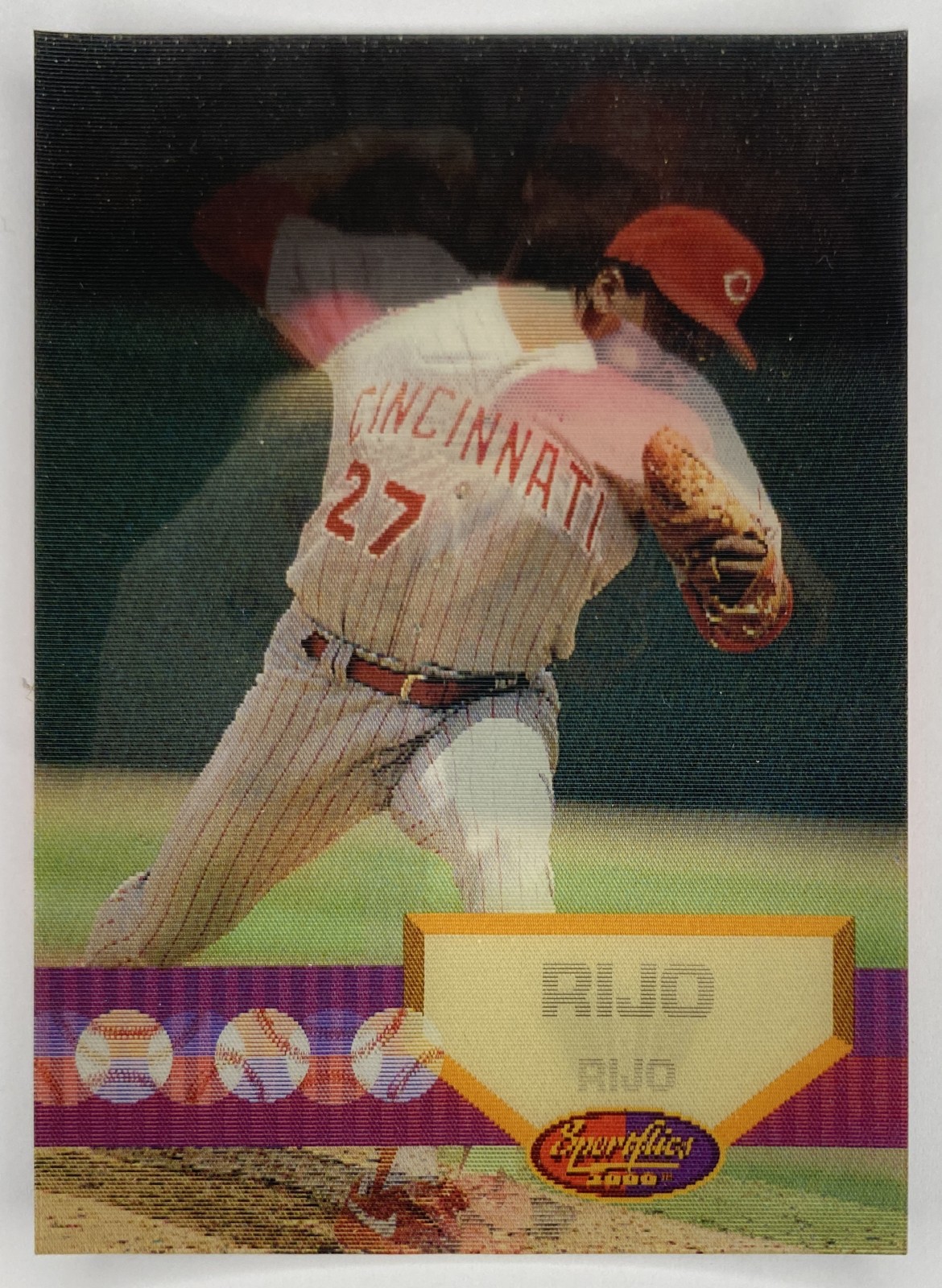 1994 Sportflics 2000 Jose Rijo #112 Cincinnati Reds front