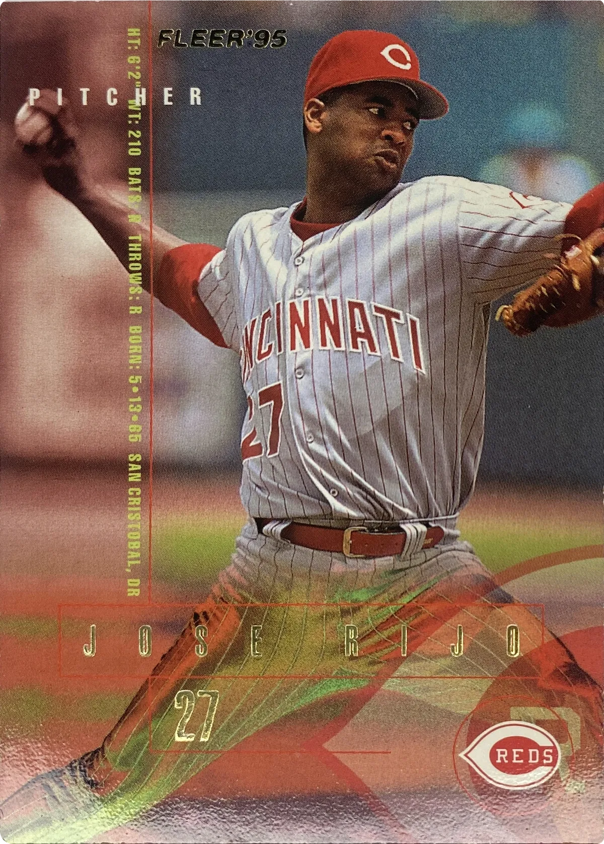 Jose Rijo #443, front
