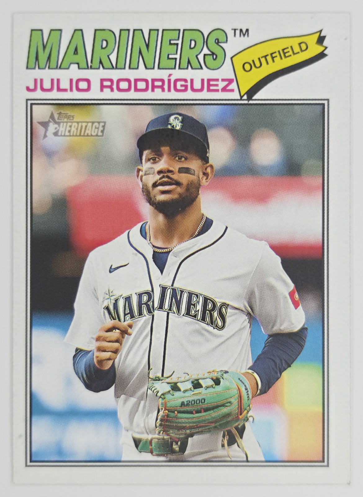 2026 Topps Heritage Julio Rodriguez #240 Seattle Mariners front