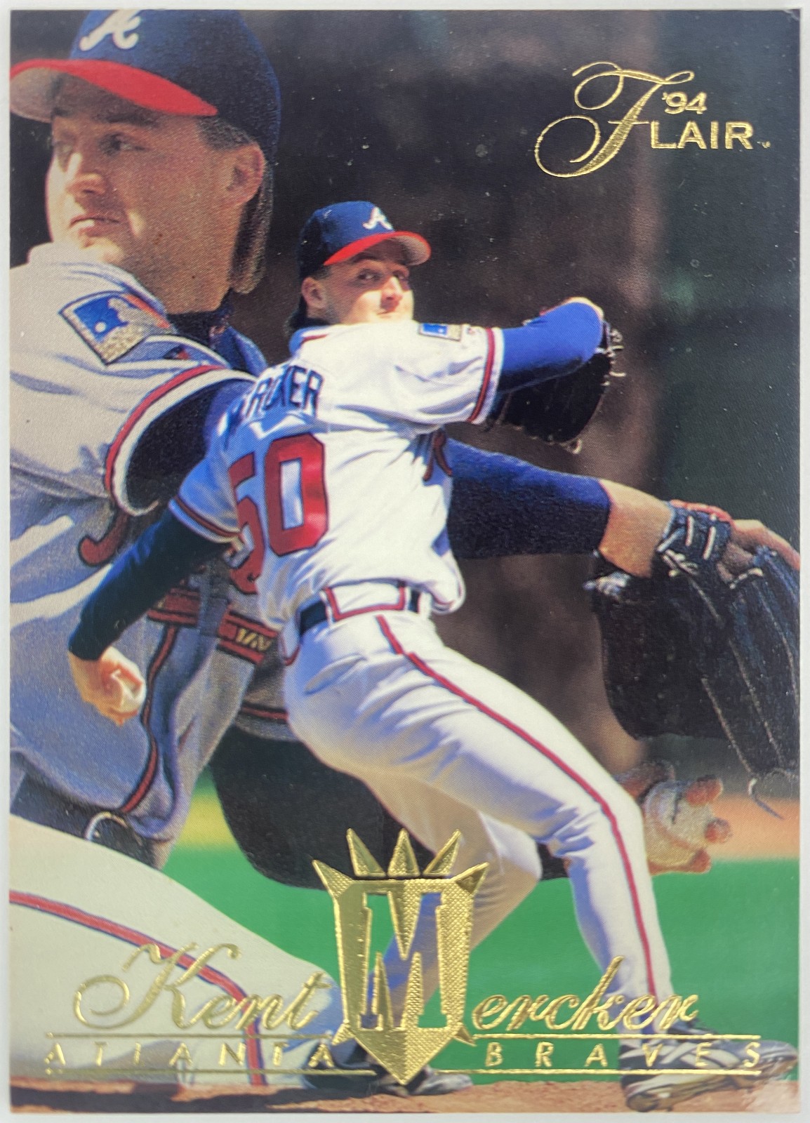1994 Flair Kent Mercker #132 Atlanta Braves front