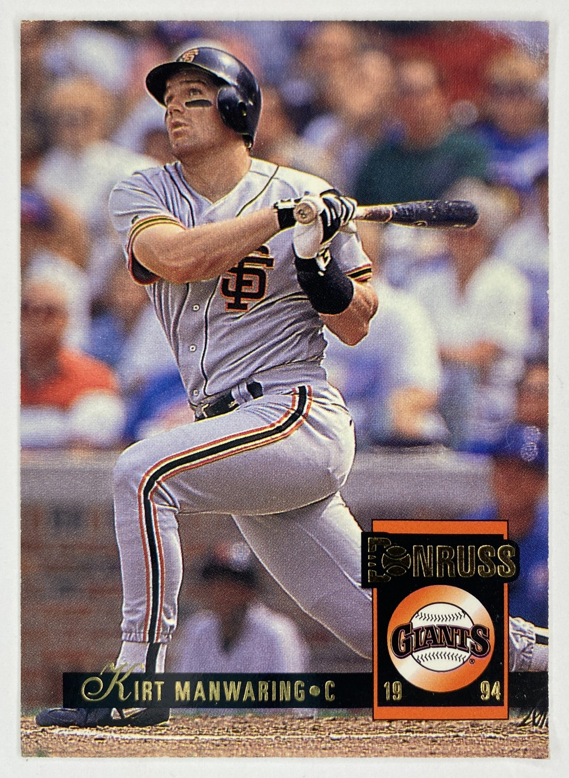 1994 Donruss Kirt Manwaring #209 San Francisco Giants front