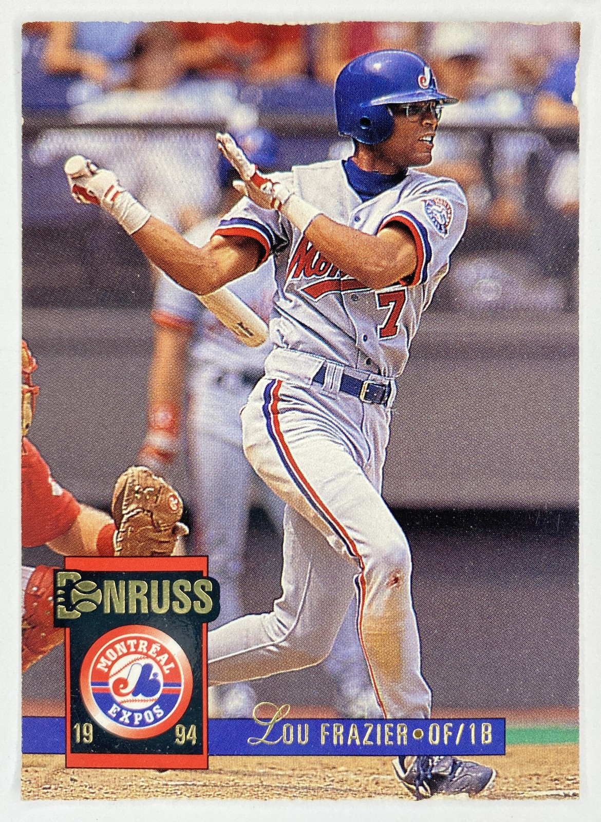 1994 Donruss Lou Frazier #524 Montreal Expos front