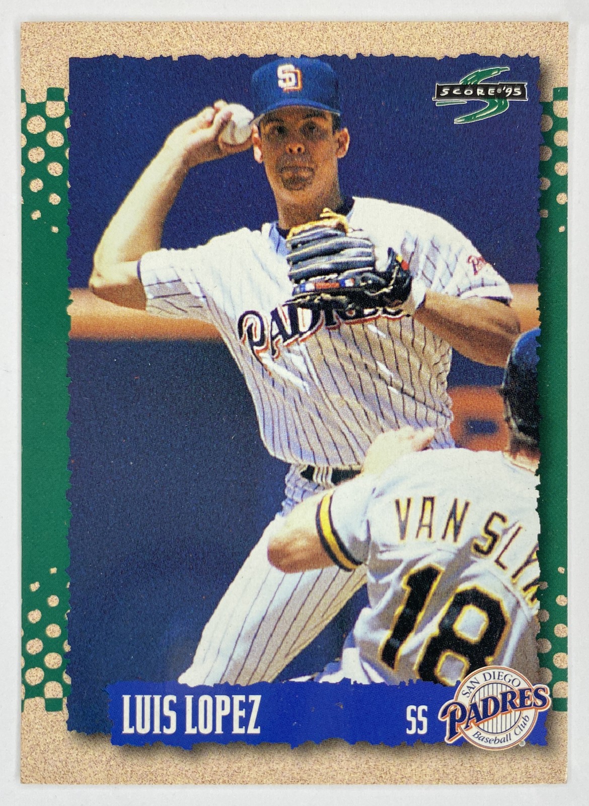 1995 Score Luis Lopez #117 San Diego Padres front