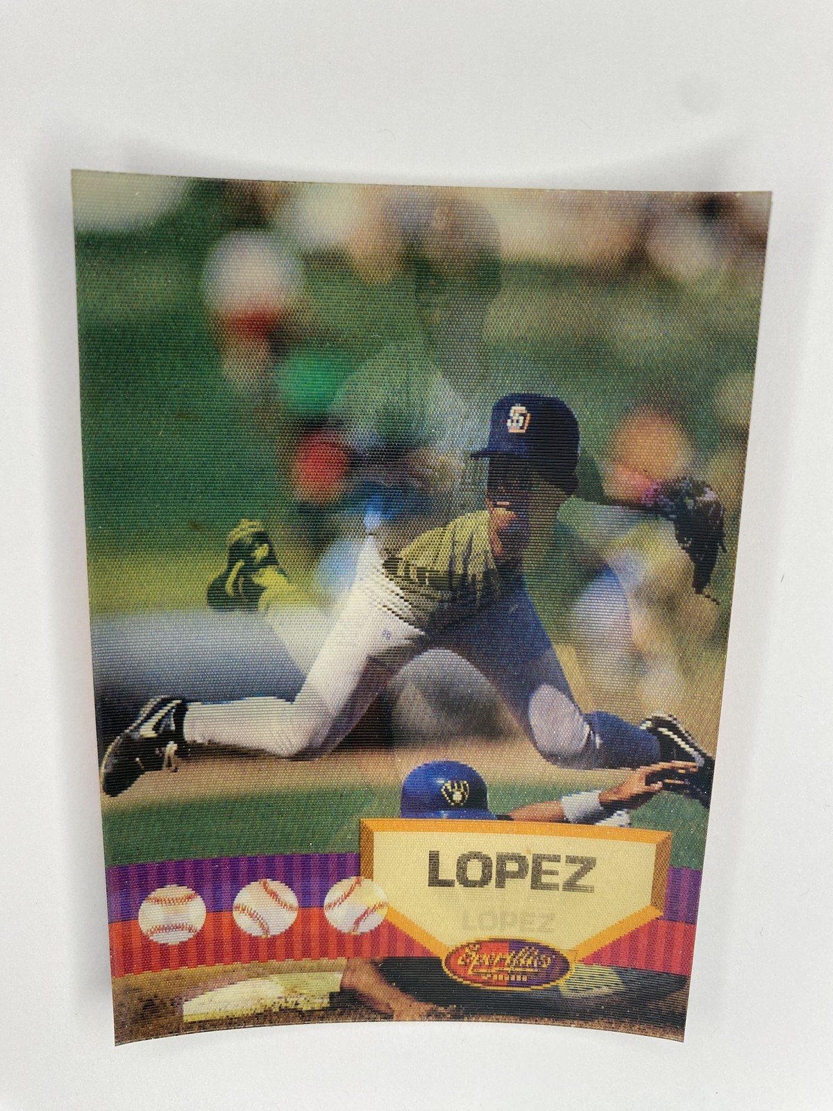 1994 Sportflics 2000 Luis Lopez #159 San Diego Padres photo 3