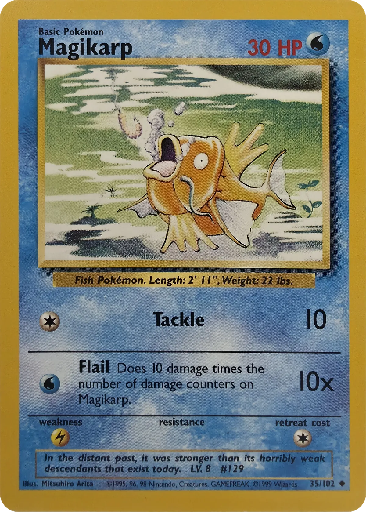 Magikarp #35/102, front