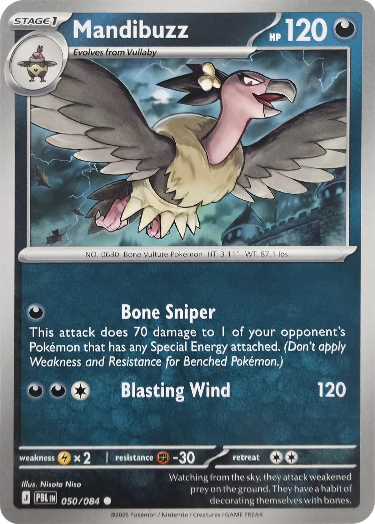 Mandibuzz #050/084, front