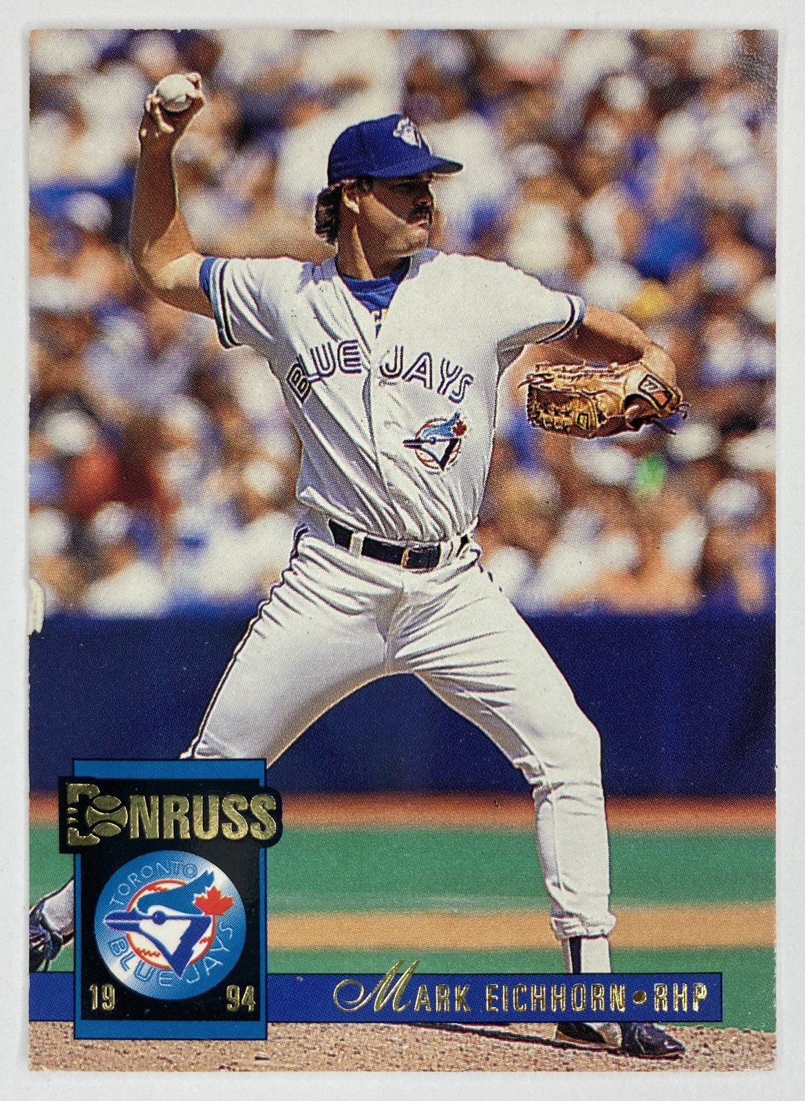 1994 Donruss Mark Eichhorn #144 Toronto Blue Jays front