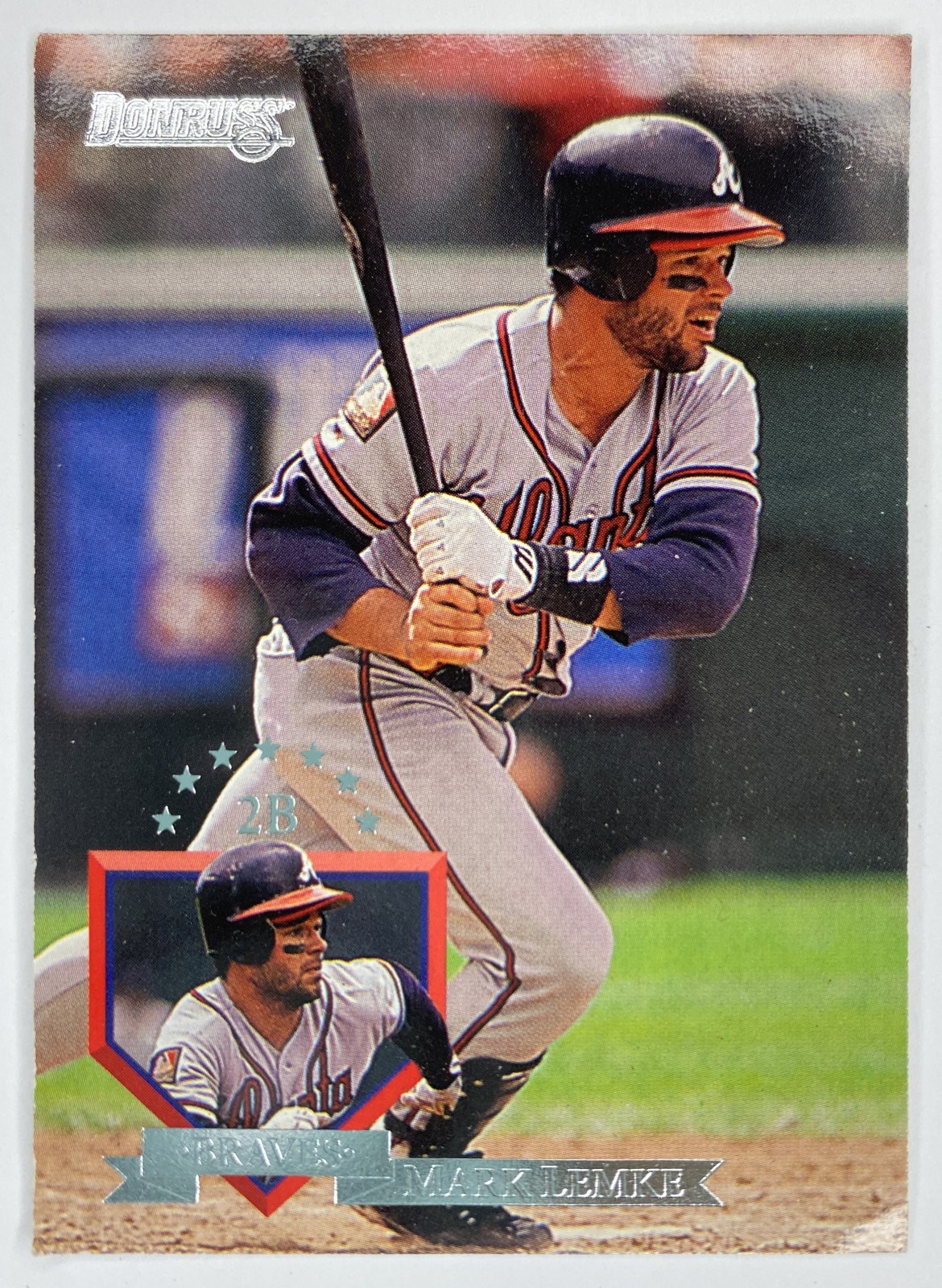 1995 Donruss Mark Lemke #146 Atlanta Braves front