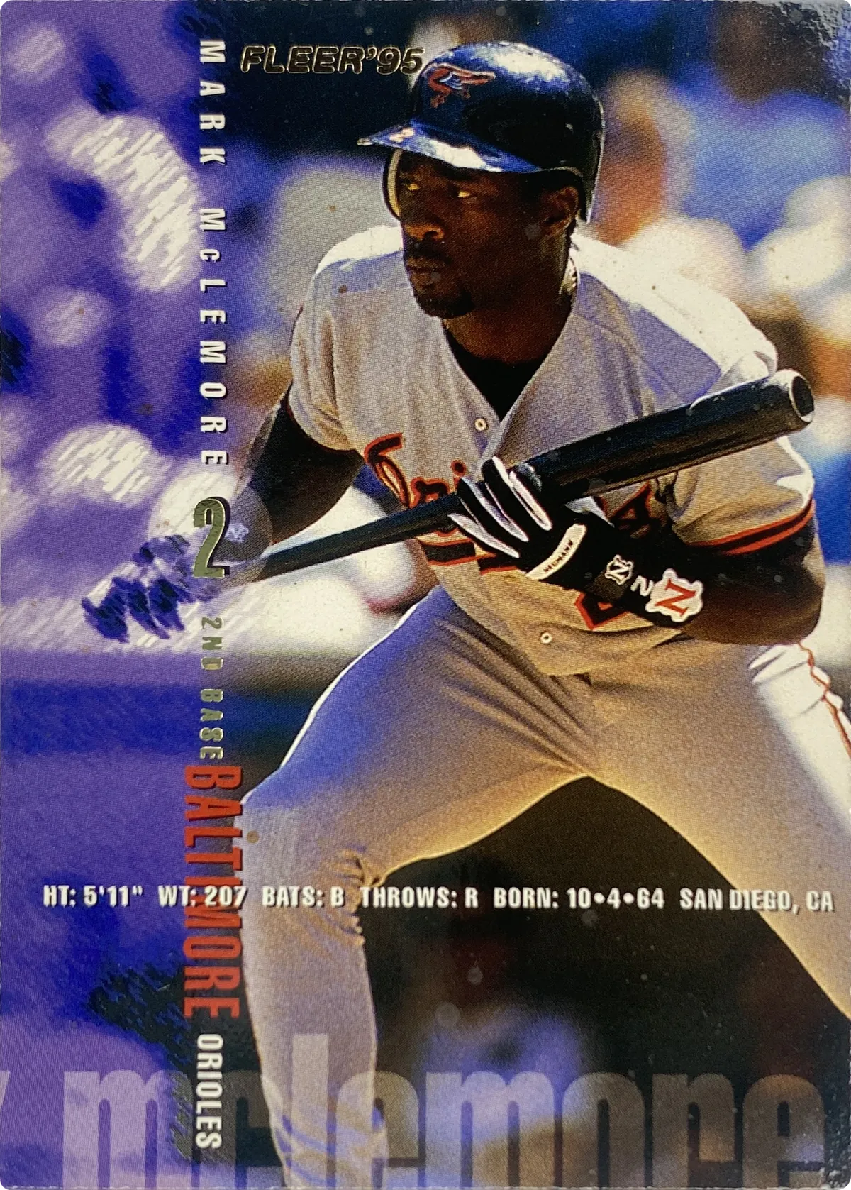 Mark McLemore #12, front