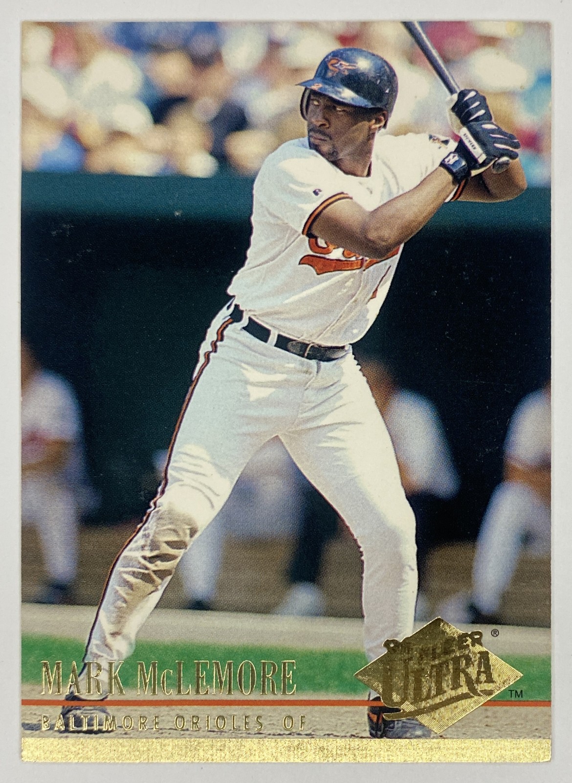 1994 Fleer Ultra Mark McLemore #4 Baltimore Orioles front