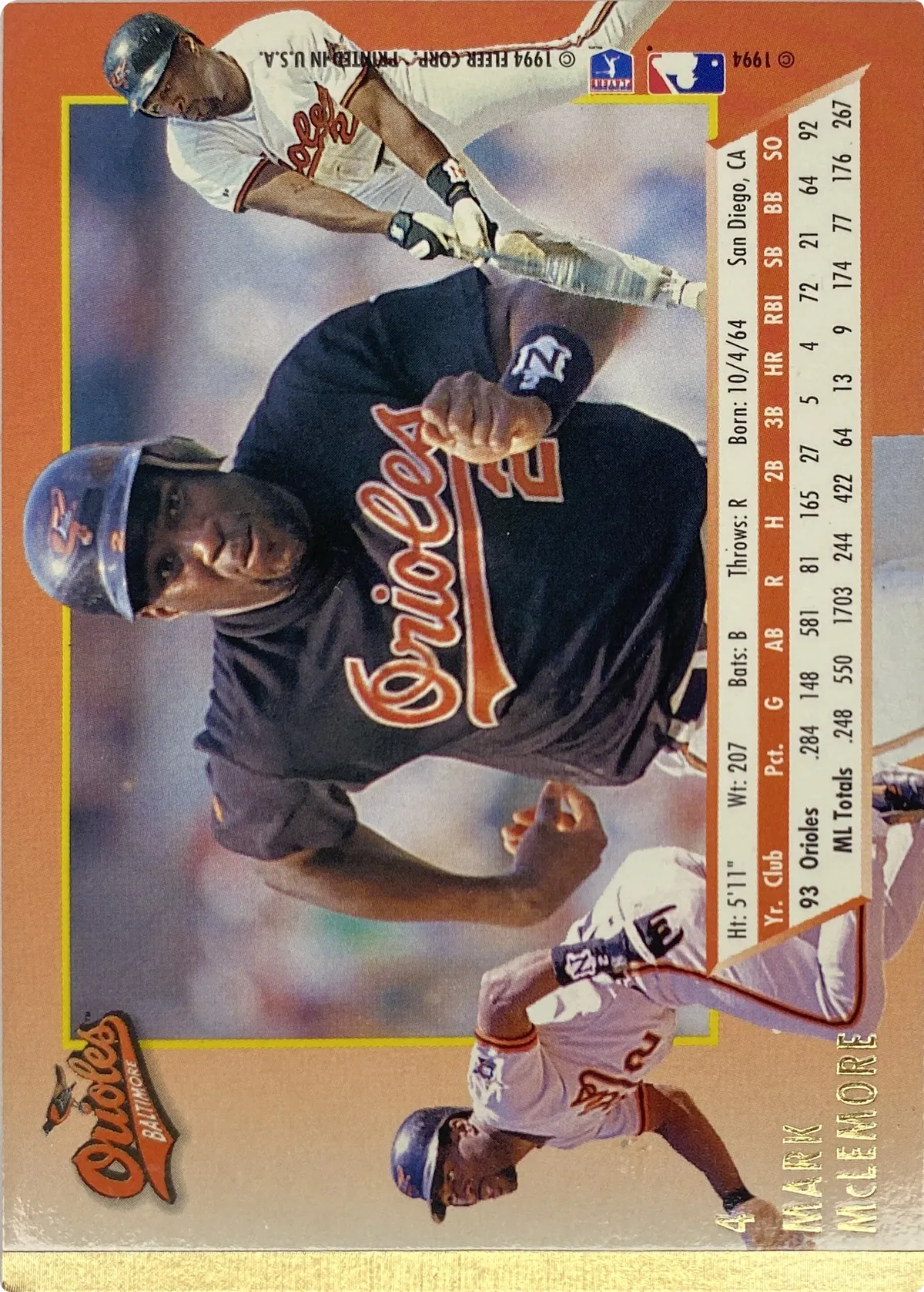 Mark McLemore #4, back