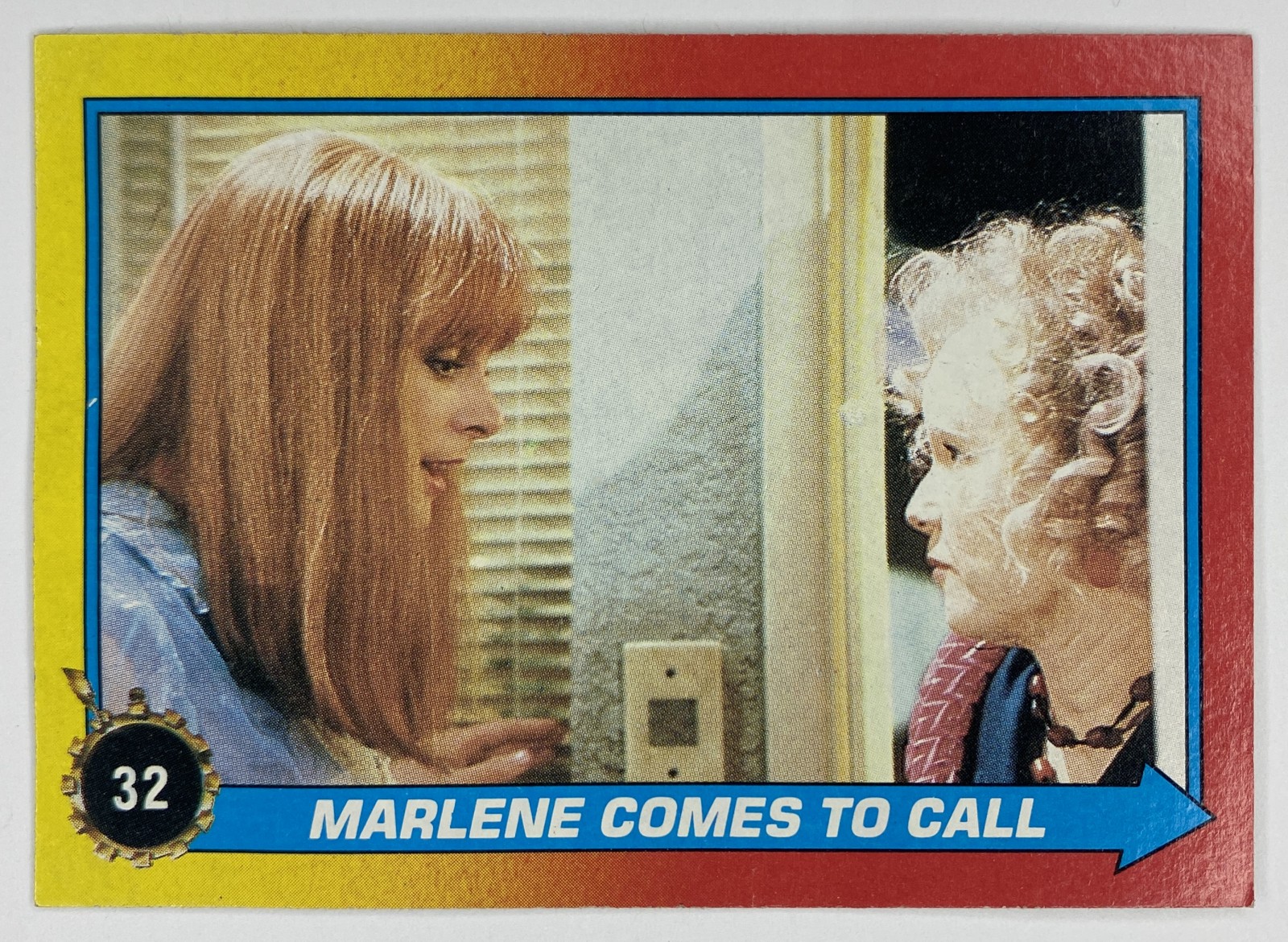 1989 Topps Back to the Future Part II Marlene Comes to Call #32 front