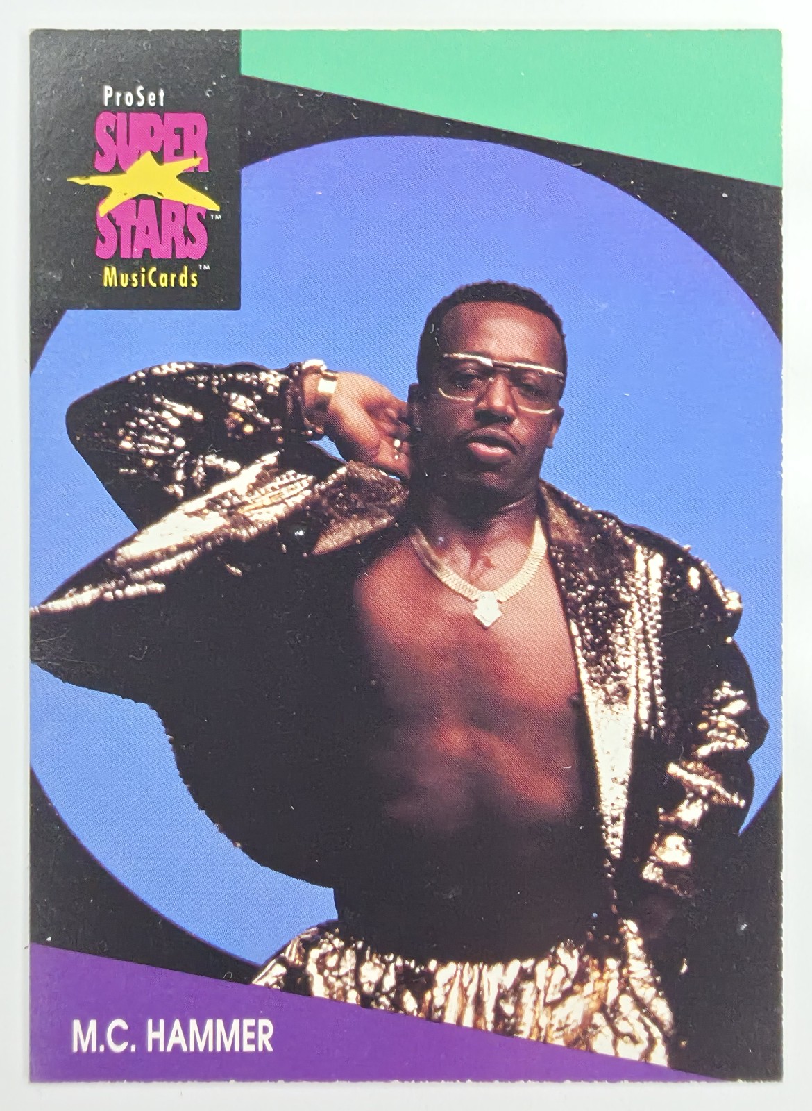 1991 Pro Set SuperStars MusiCards M.C. Hammer #125 front