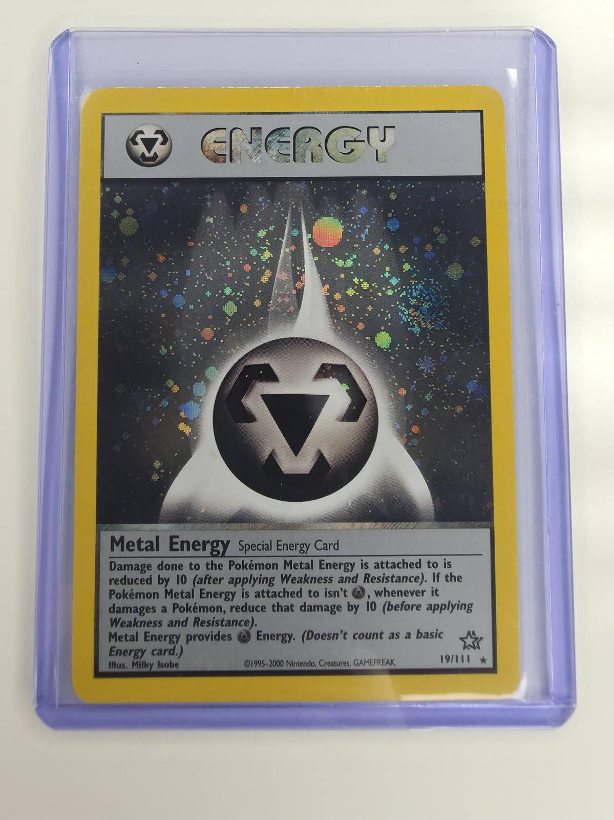 Metal Energy front in a toploader
