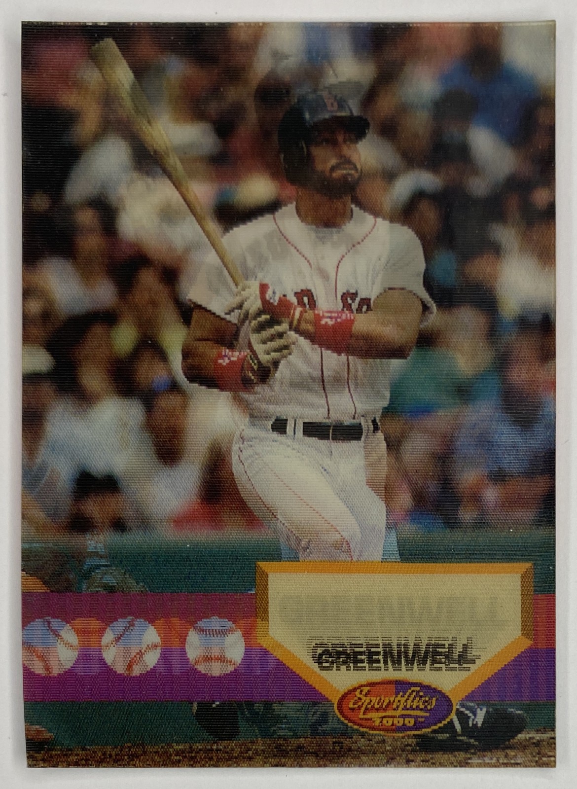 1994 Sportflics 2000 Mike Greenwell #110 Boston Red Sox front