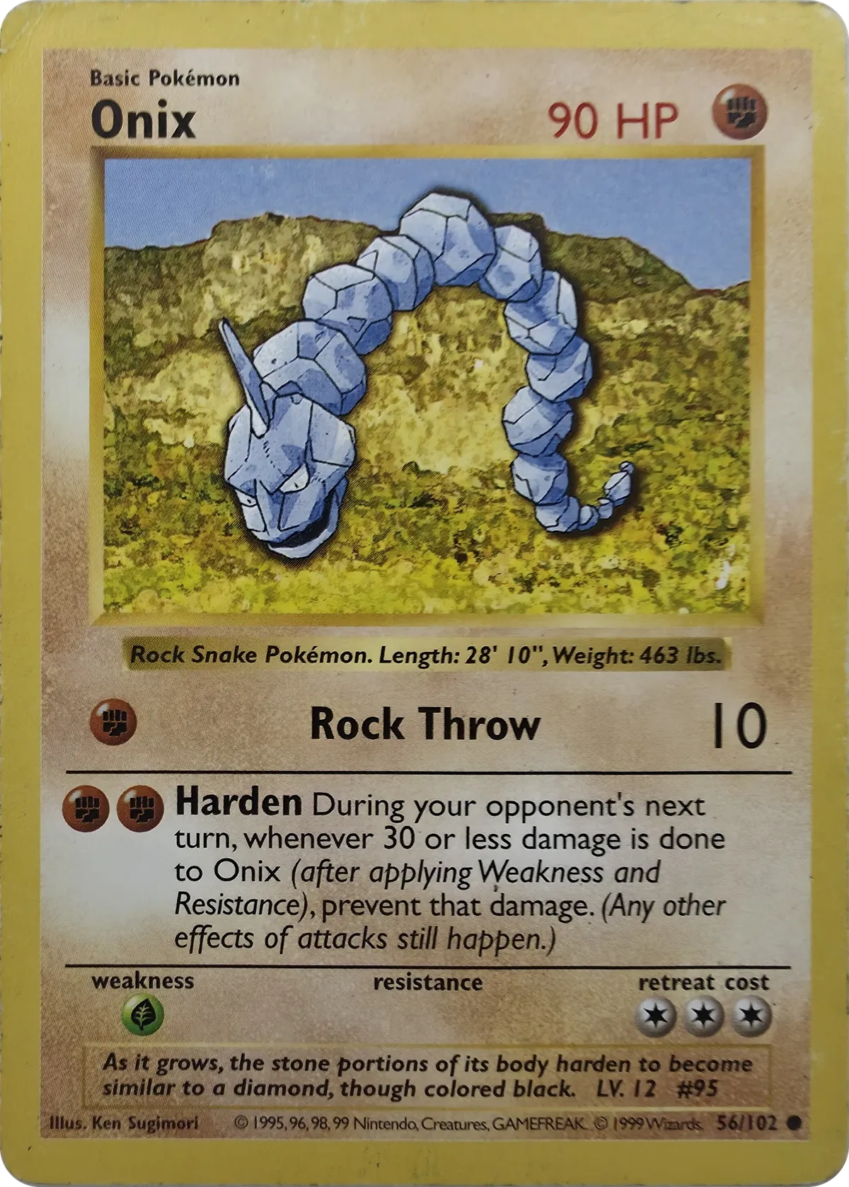 Onix #56/102, front