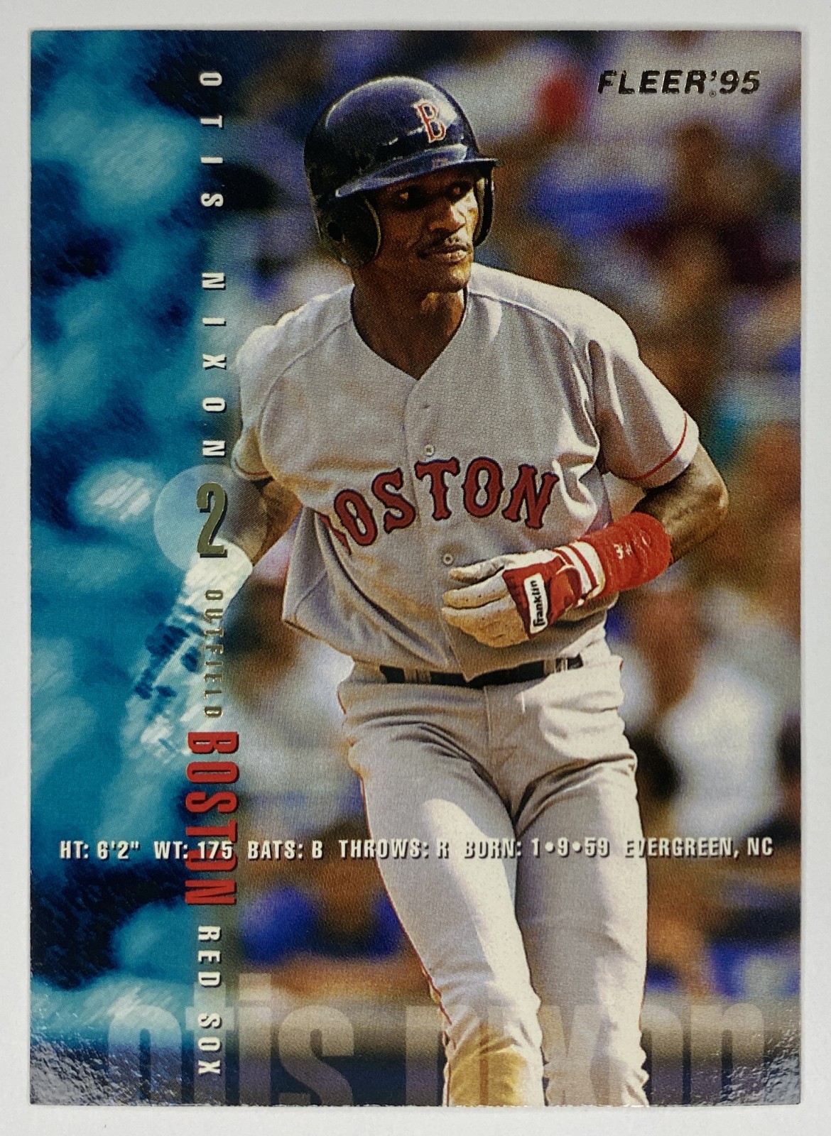 1995 Fleer Otis Nixon #36 Boston Red Sox front