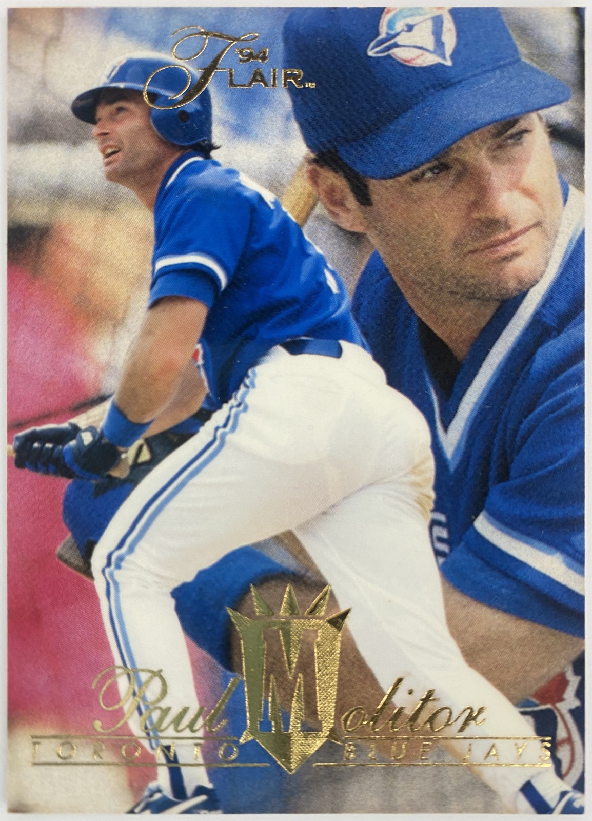 1994 Flair Paul Molitor #119 Toronto Blue Jays front