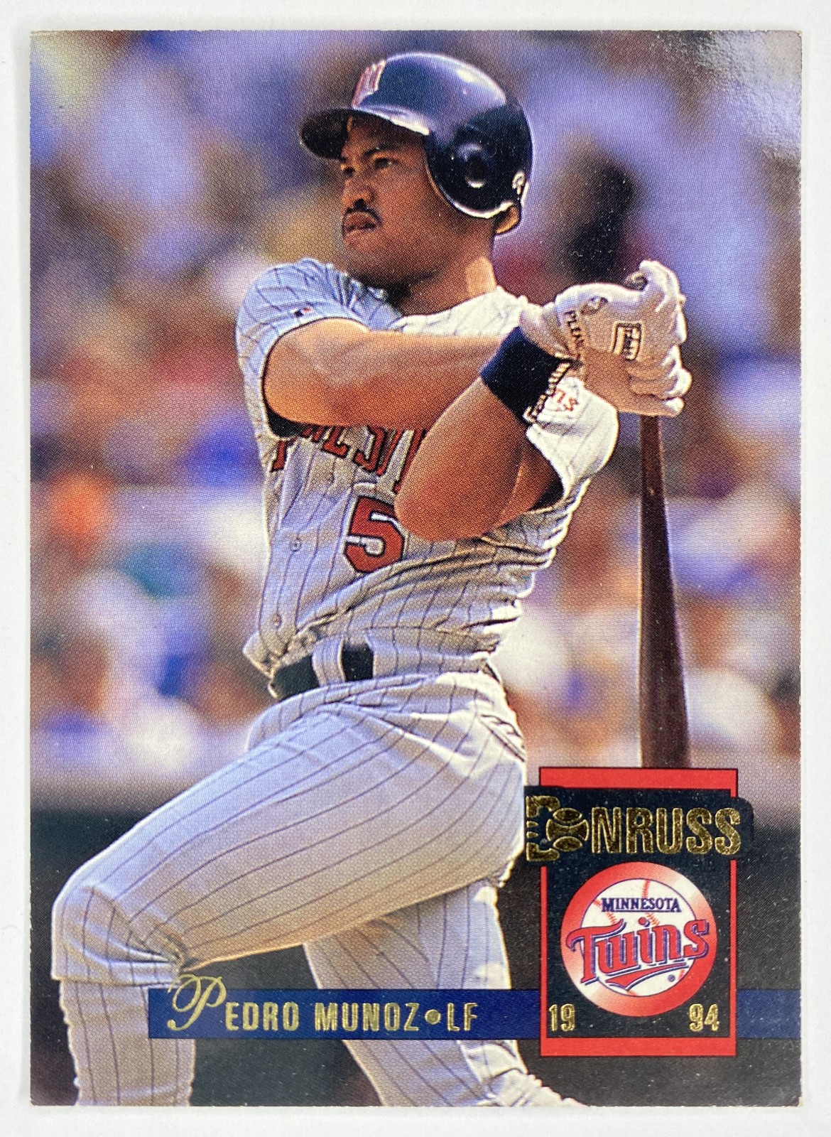 1994 Donruss Pedro Munoz #55 Minnesota Twins front