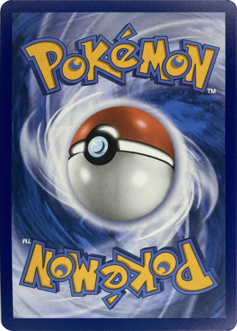 Pikachu #030/128, back