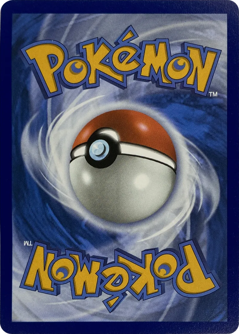 Pikachu ex #054/128, back