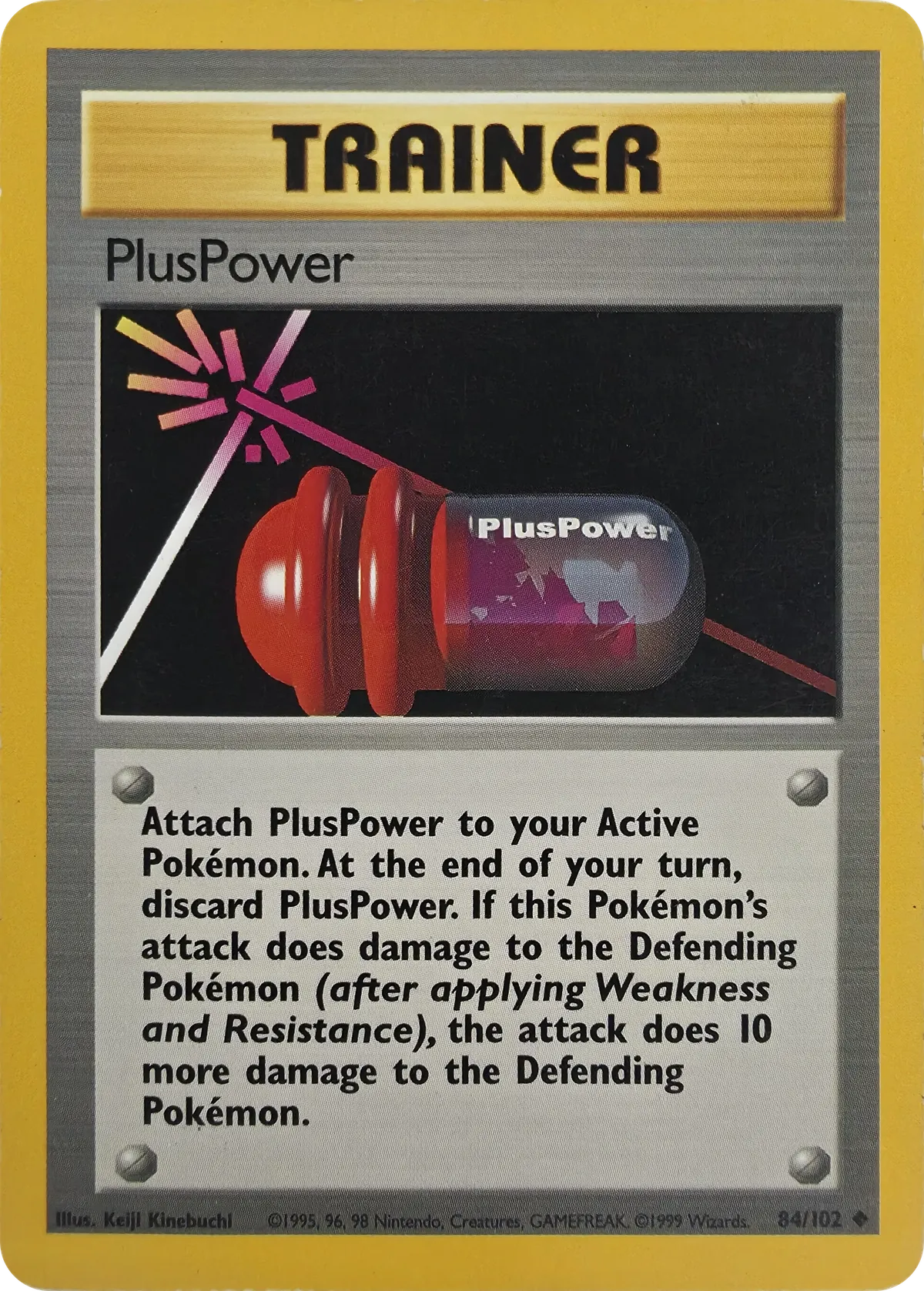 PlusPower #84/102, front