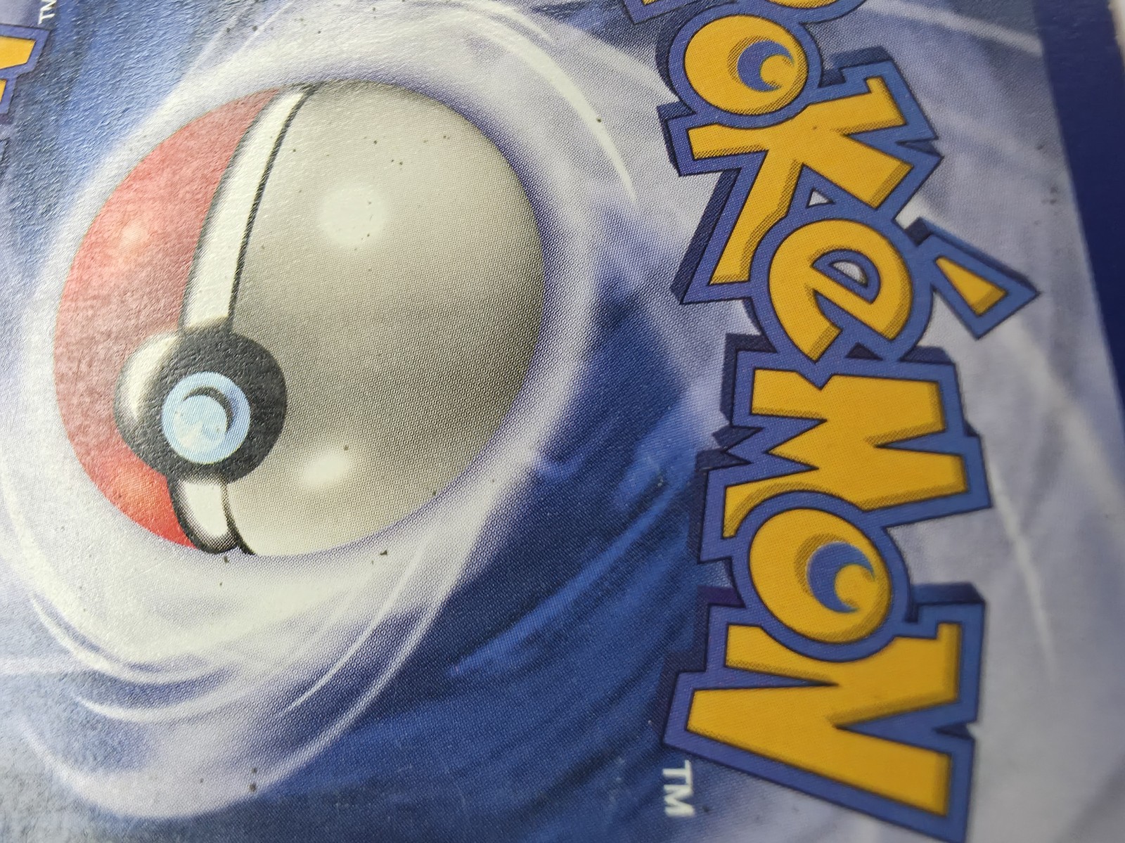 Porygon back, Poke Ball close-up