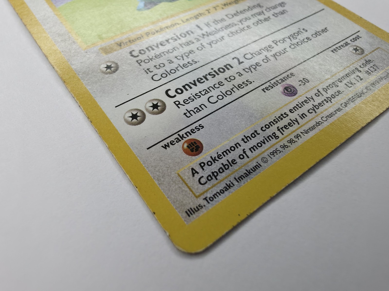 Porygon front, angled