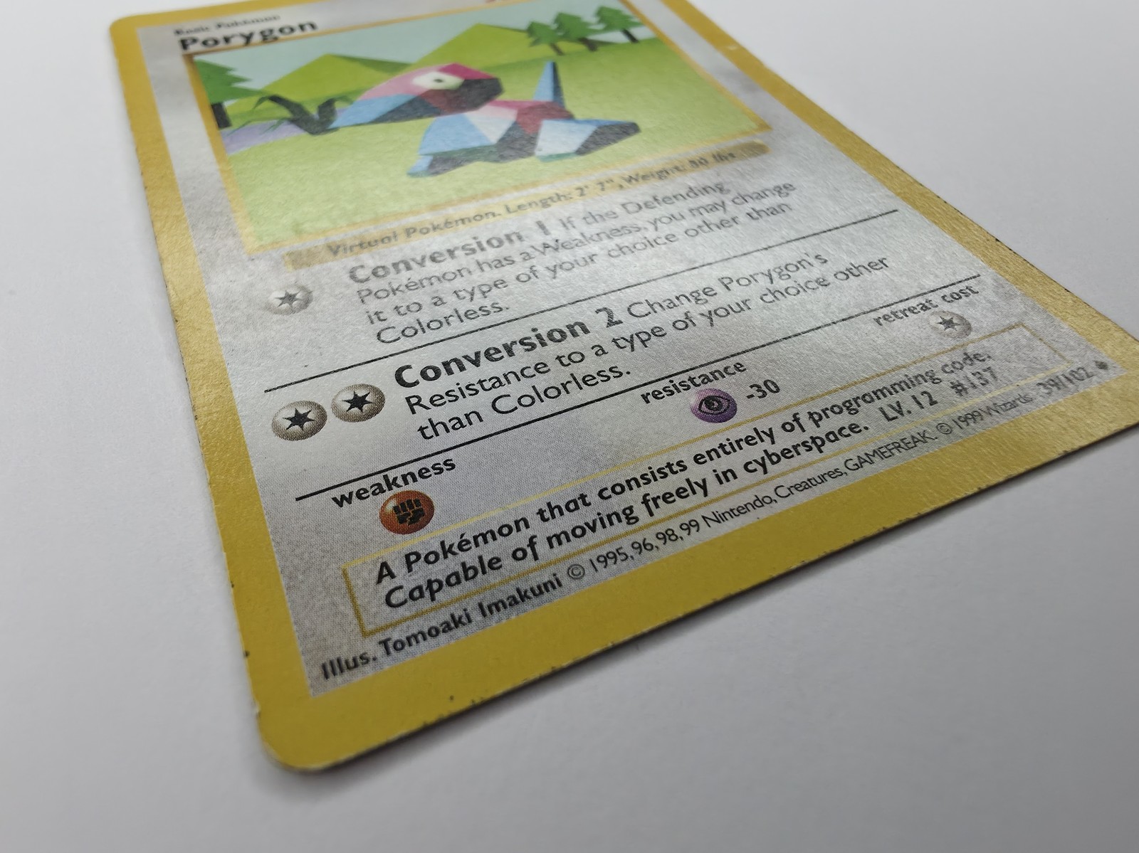 Porygon front, angled