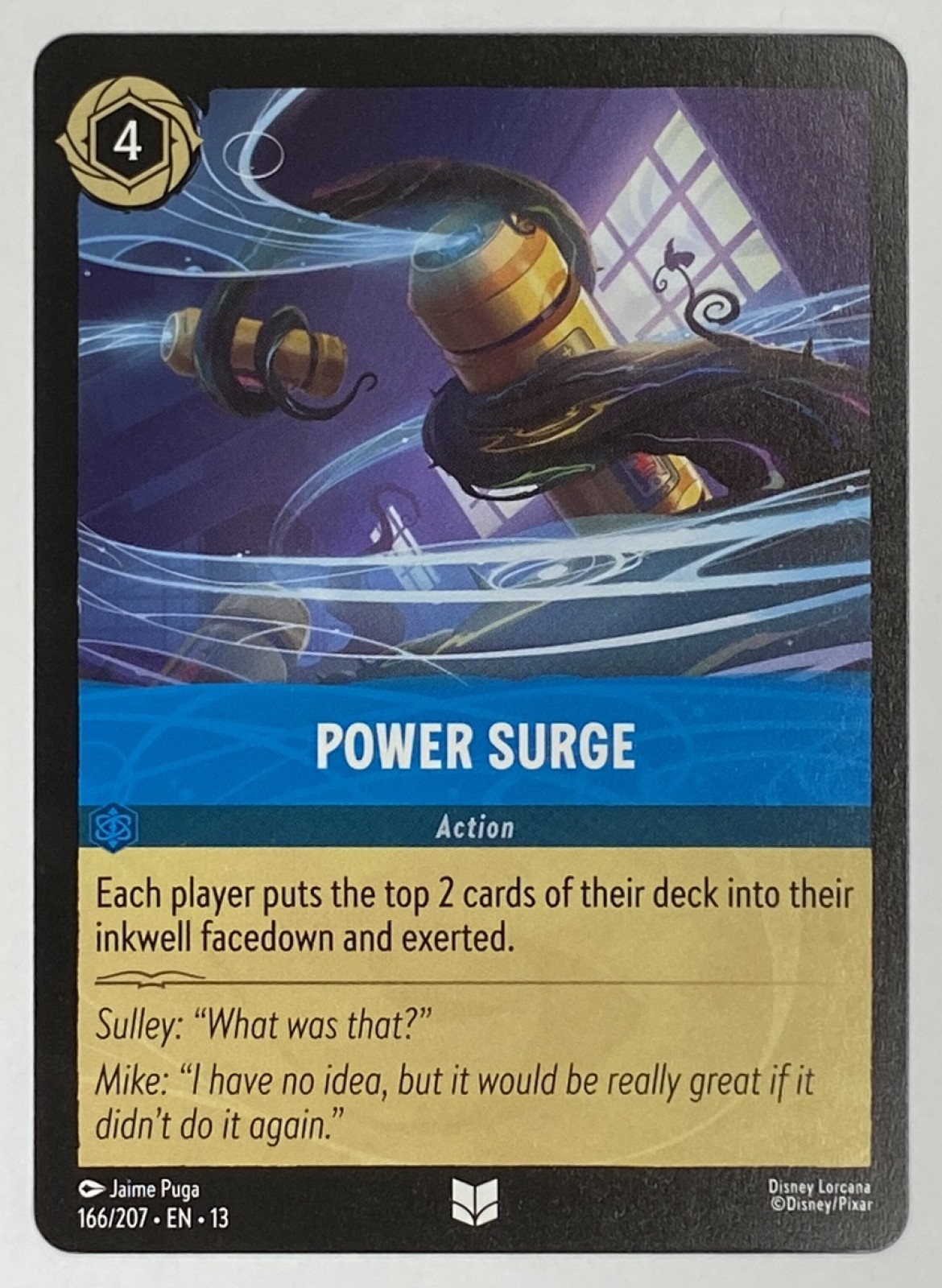 2026 Disney Lorcana Attack of the Vine! Power Surge #166/207 Uncommon front