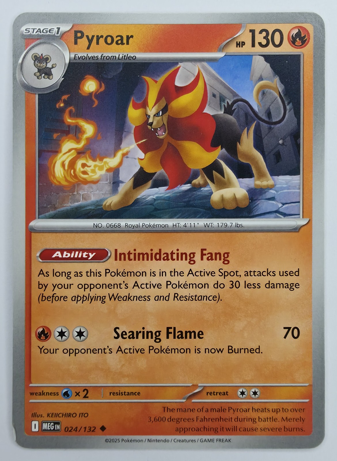 Pyroar front