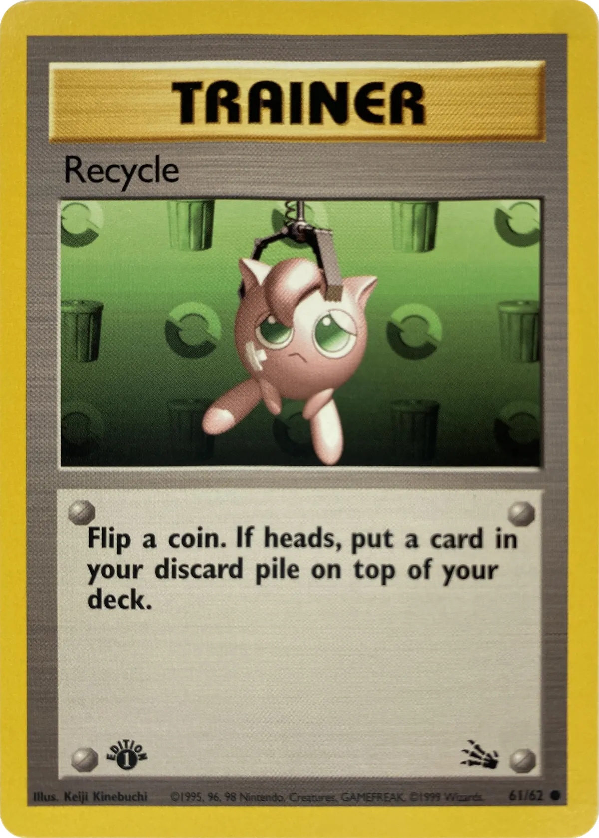 Recycle #61/62, front
