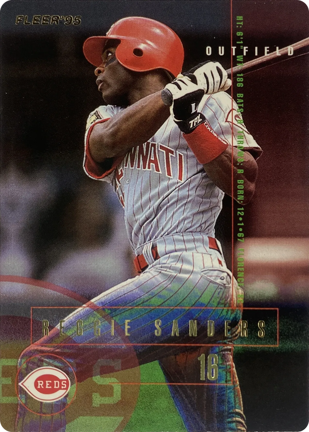 Reggie Sanders #447, front