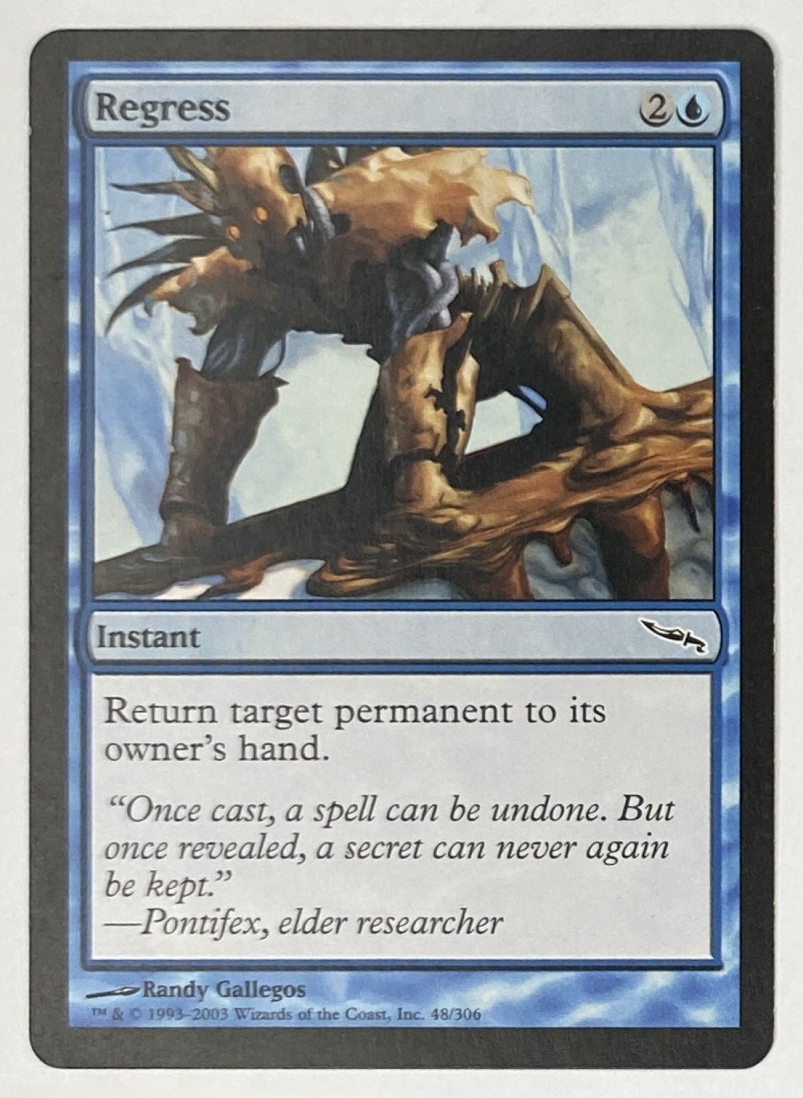 2003 Magic: The Gathering Mirrodin Regress #48/306 Common front