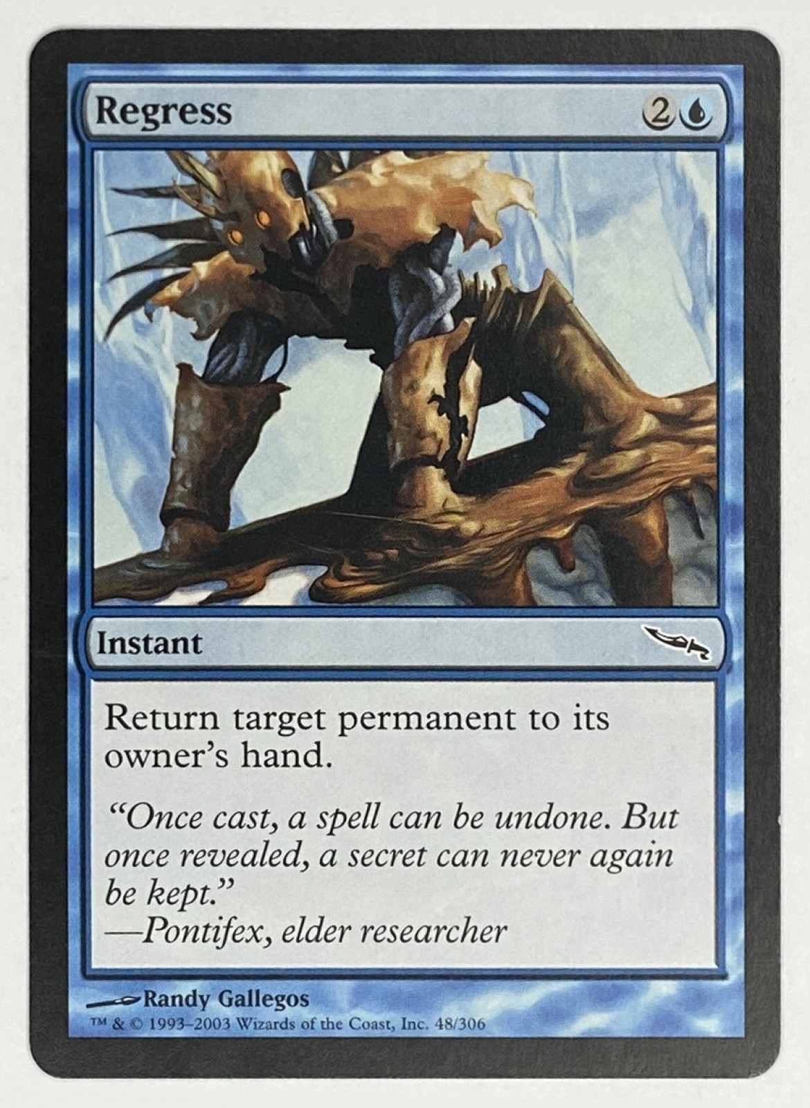 2003 Magic: The Gathering Mirrodin Regress #48/306 Common front