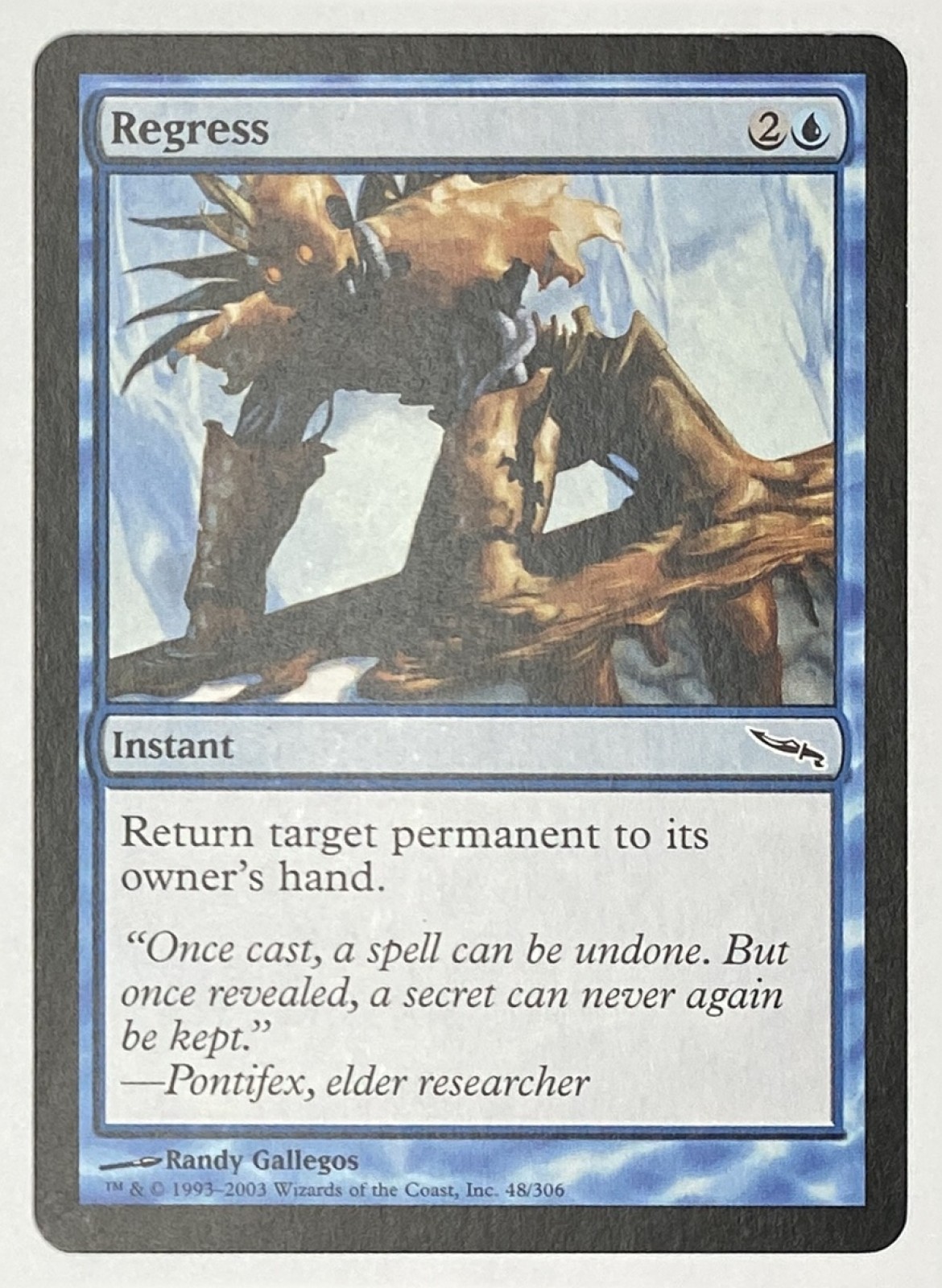 2003 Magic: The Gathering Mirrodin Regress #48/306 Common front