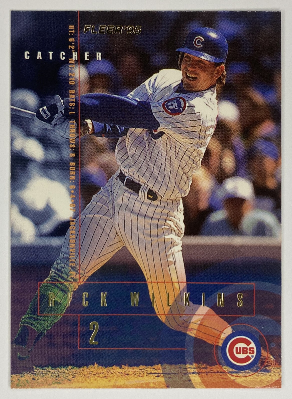 1995 Fleer Rick Wilkins #426 Chicago Cubs front