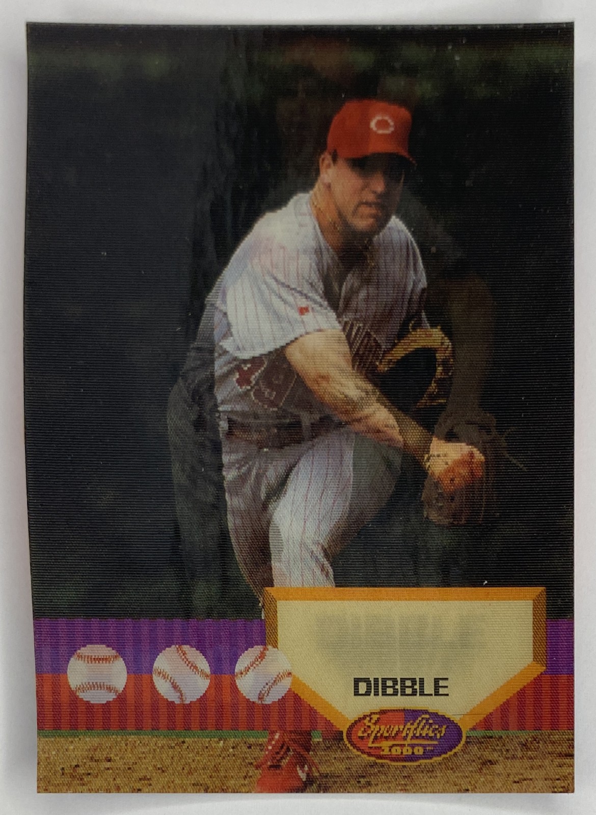 1994 Sportflics 2000 Rob Dibble #14 Cincinnati Reds front