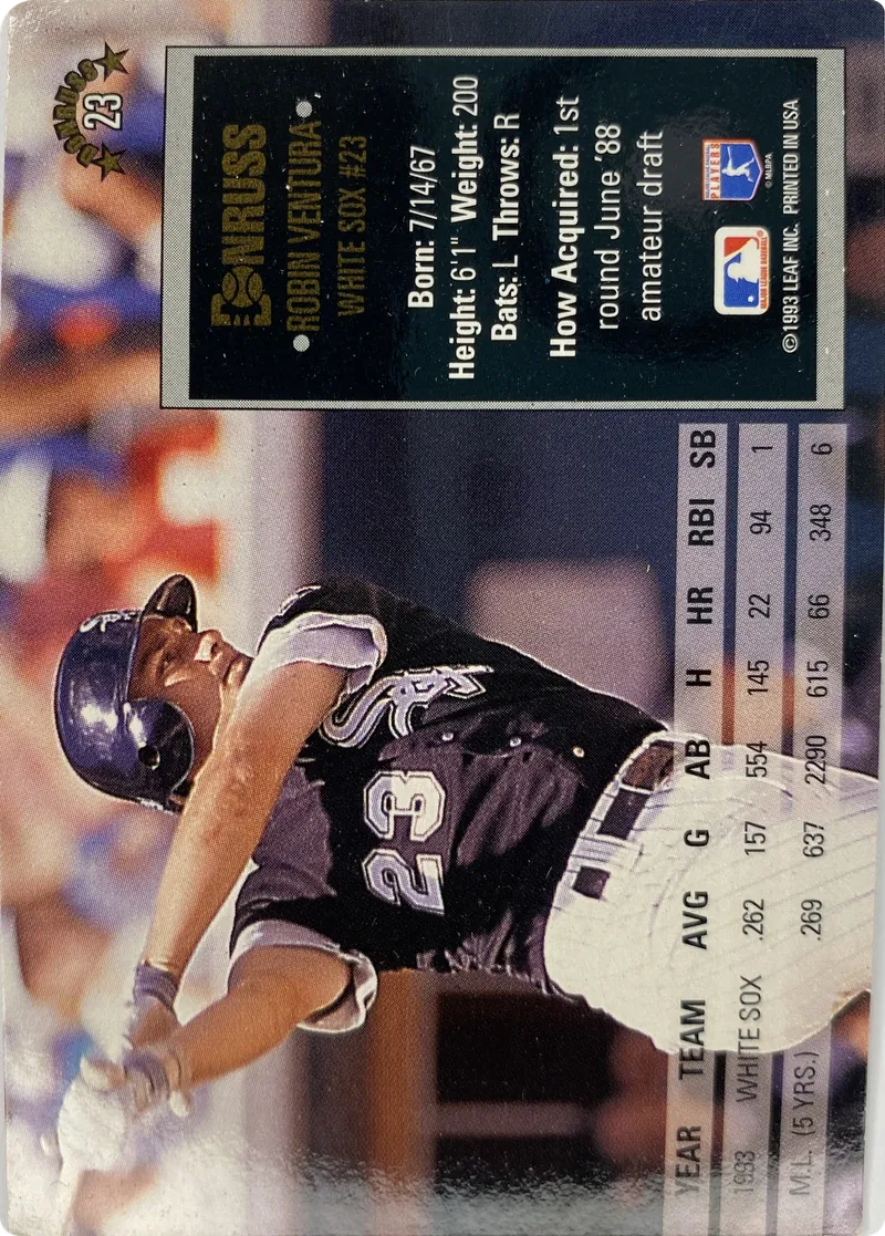 Robin Ventura #29, back