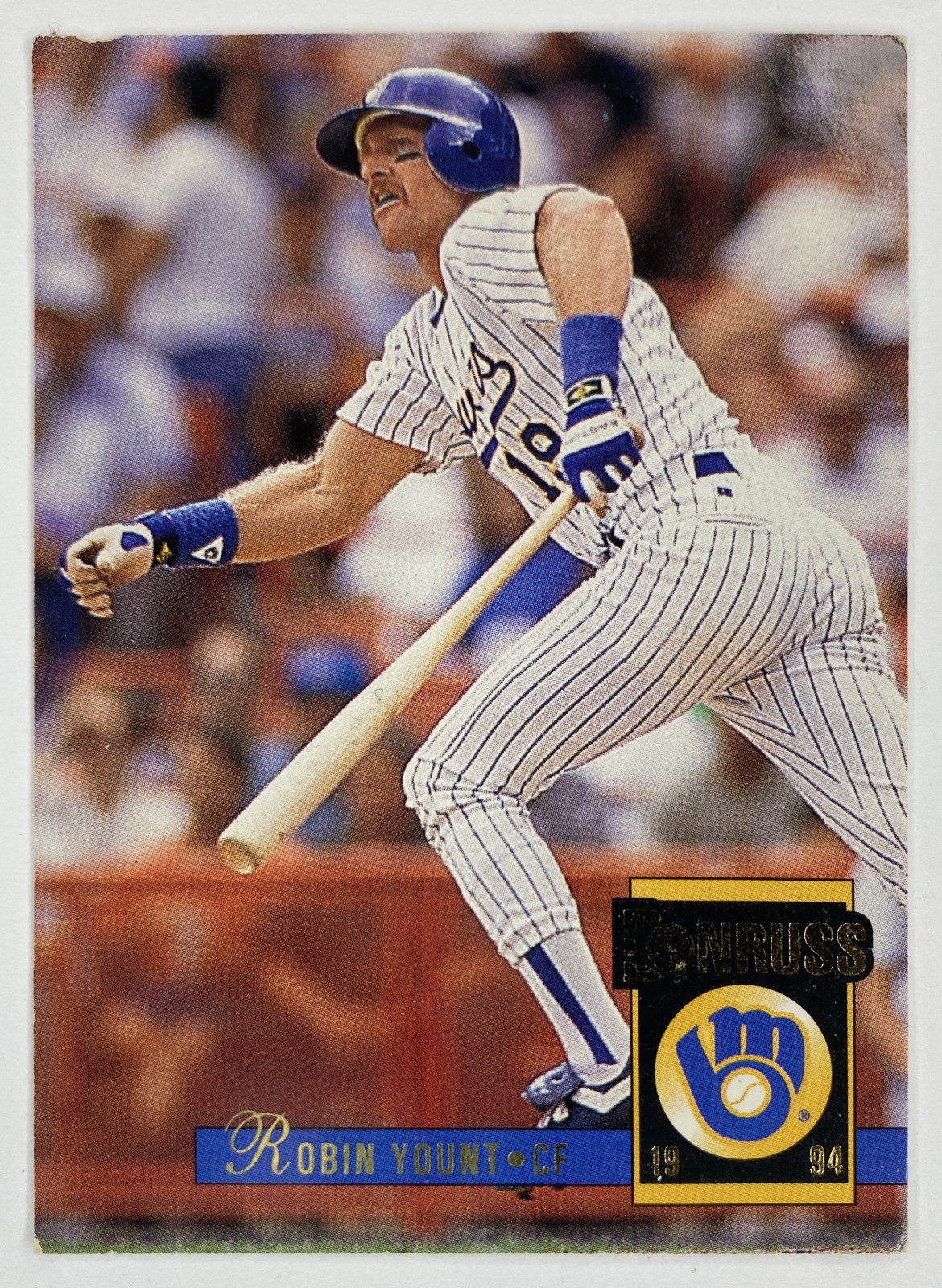 1994 Donruss Robin Yount #15 Milwaukee Brewers front