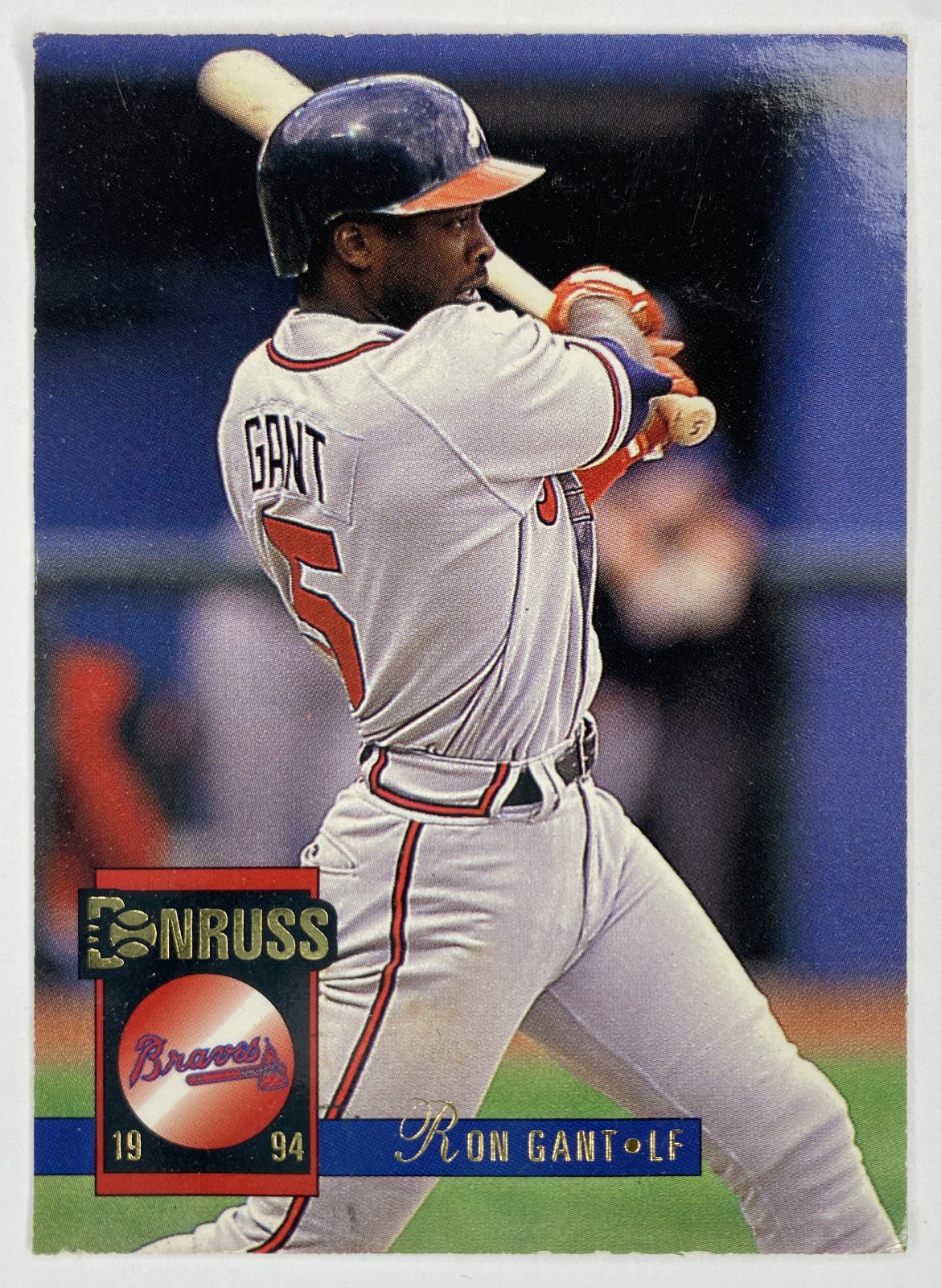 1994 Donruss Ron Gant #34 Atlanta Braves front