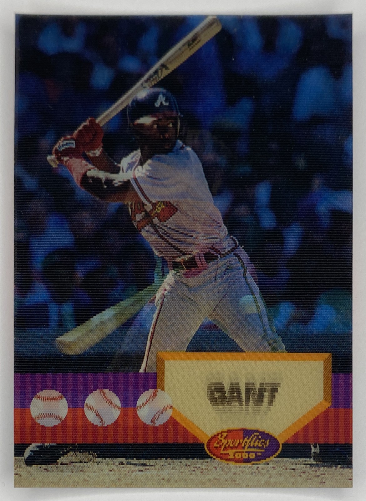 1994 Sportflics 2000 Ron Gant #90 Atlanta Braves front