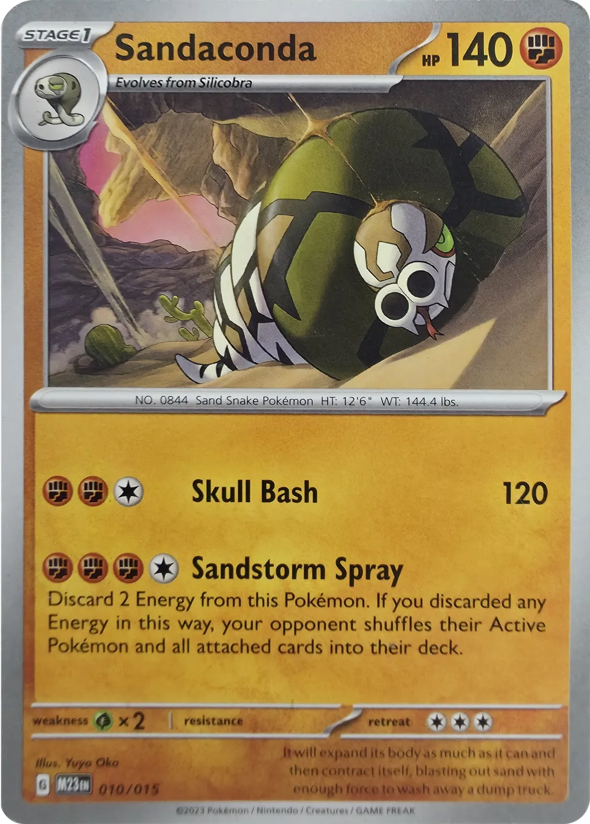 Sandaconda #010/015, front