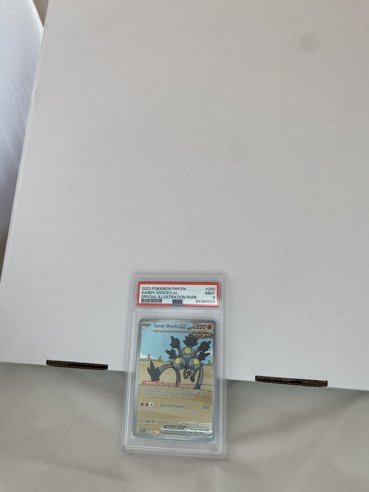 2023 Pokemon Paradox Rift Sandy Shocks ex #250/182 Special Illustration Rare photo 3