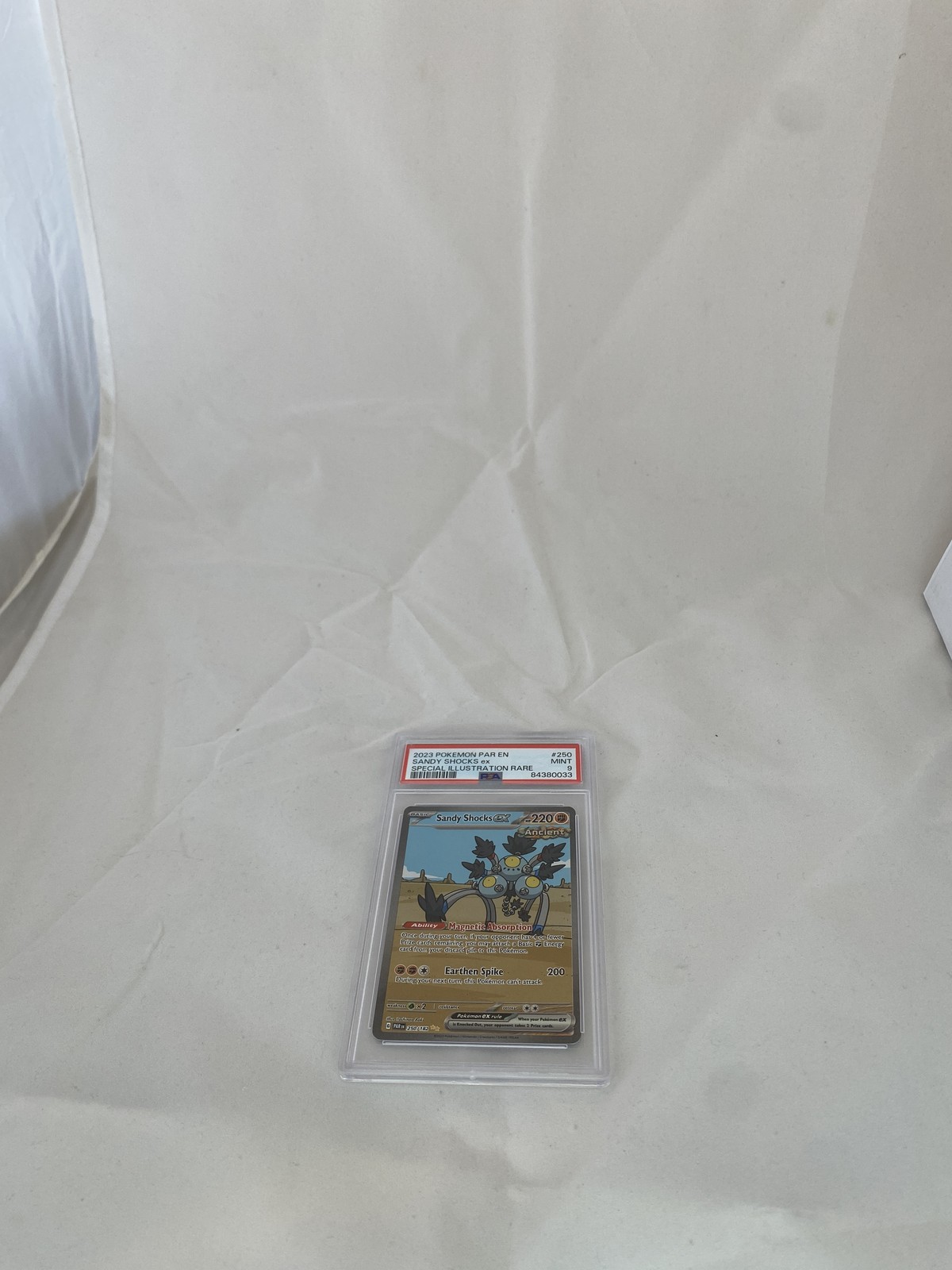 2023 Pokemon Paradox Rift Sandy Shocks ex #250/182 Special Illustration Rare photo 5