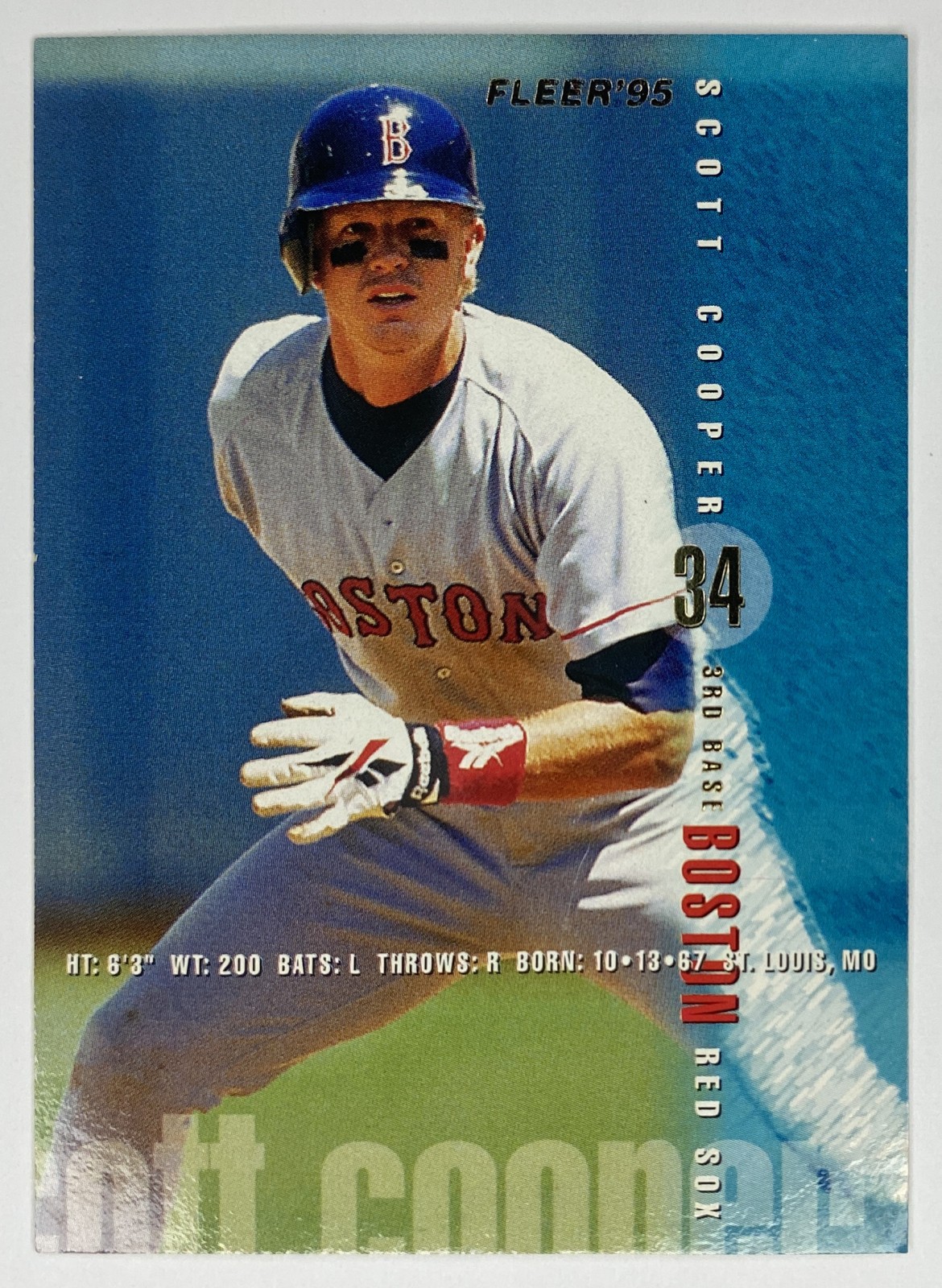 1995 Fleer Scott Cooper #27 Boston Red Sox front