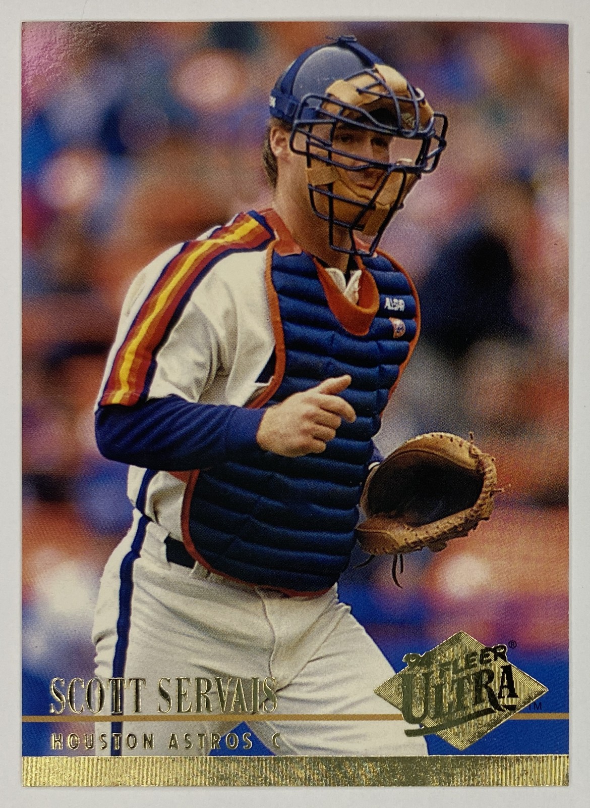 1994 Fleer Ultra Scott Servais #209 Houston Astros front