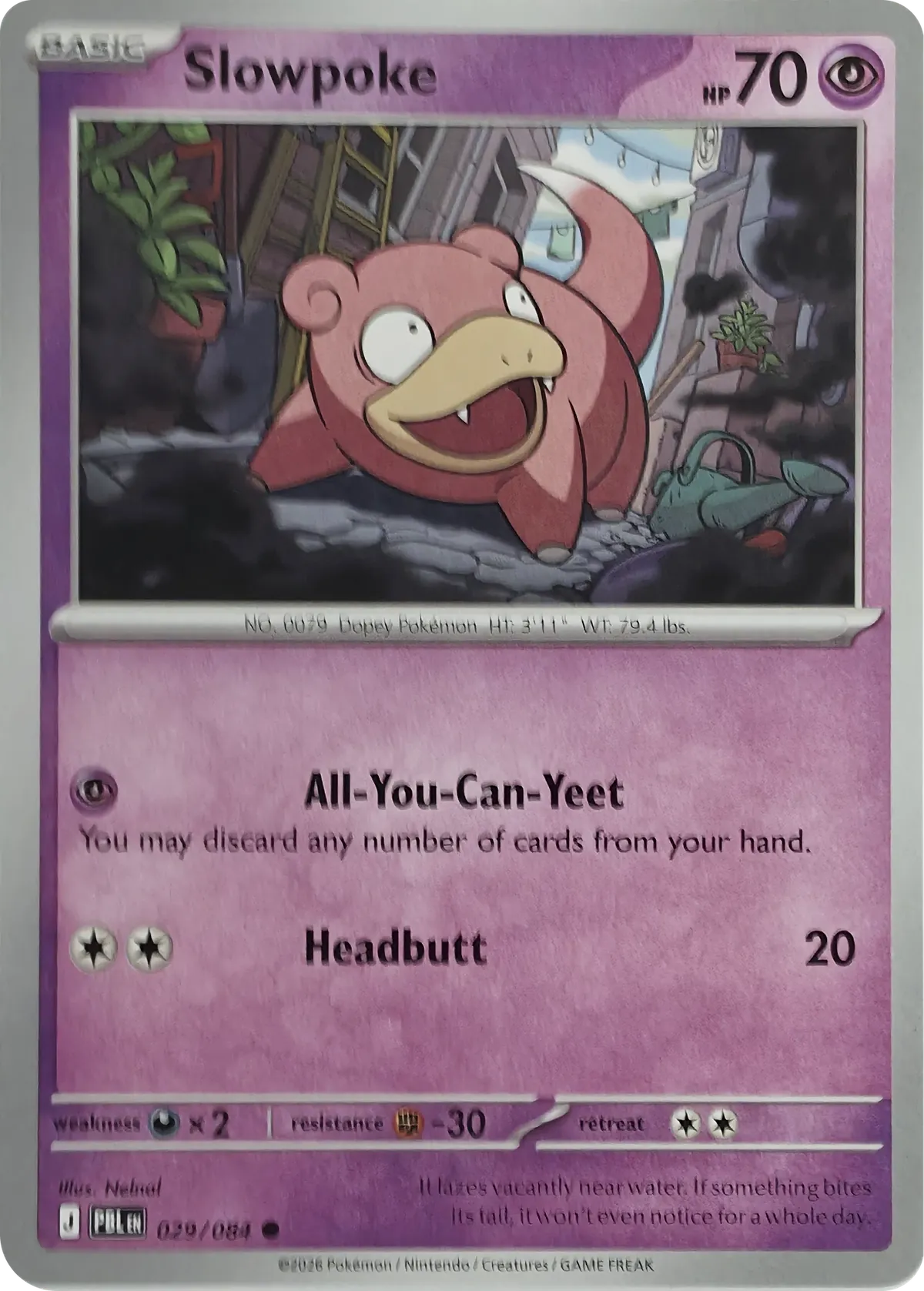 Slowpoke #029/084, front
